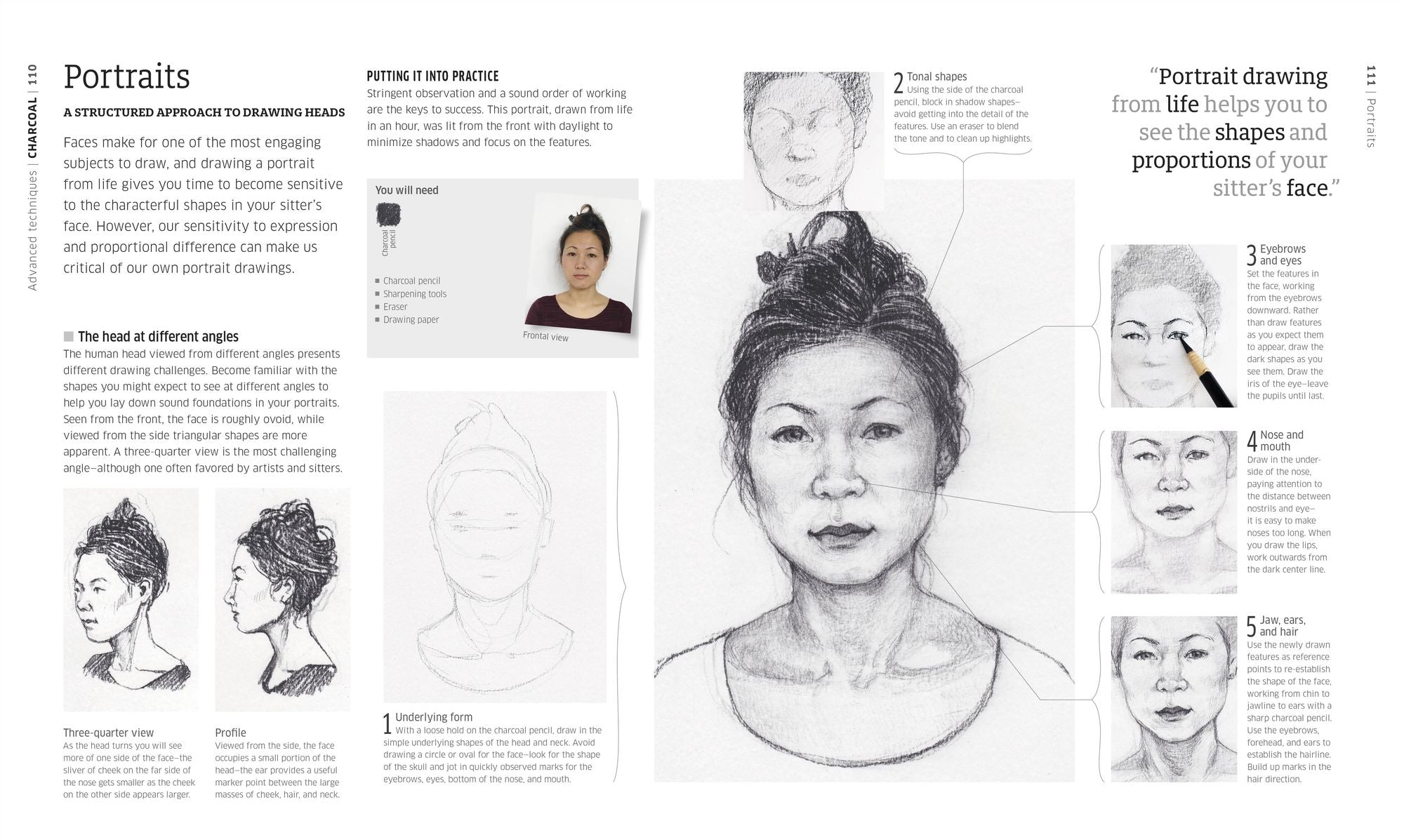 Artist's Drawing Techniques: Discover How to Draw Landscapes, People, Still Lifes and More, in Pencil, Charcoal, Ink, and Pastel