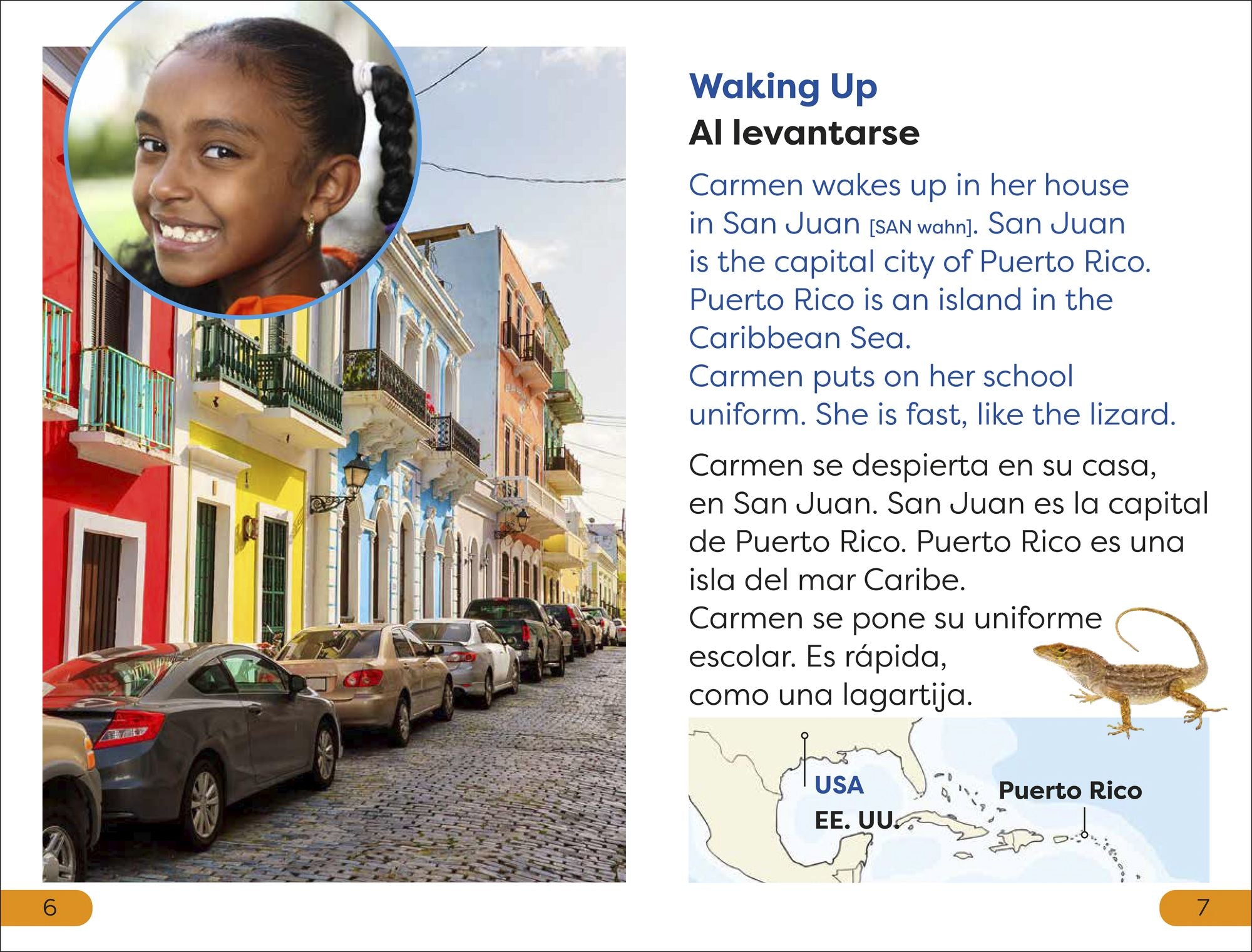DK Super Readers Level 1 English-Spanish Bilingual A Puerto Rican Childhood - Una infancia puertorriqueña
