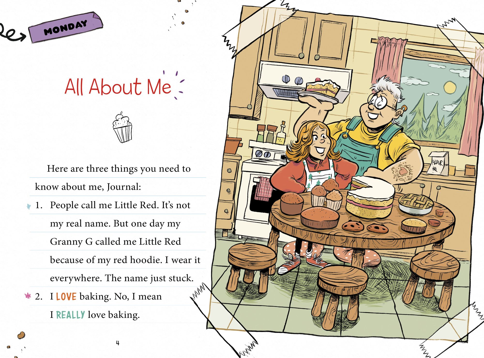 This Journal Belongs to Little Red: A Little Red Riding Hood Fractured Fairy Tale