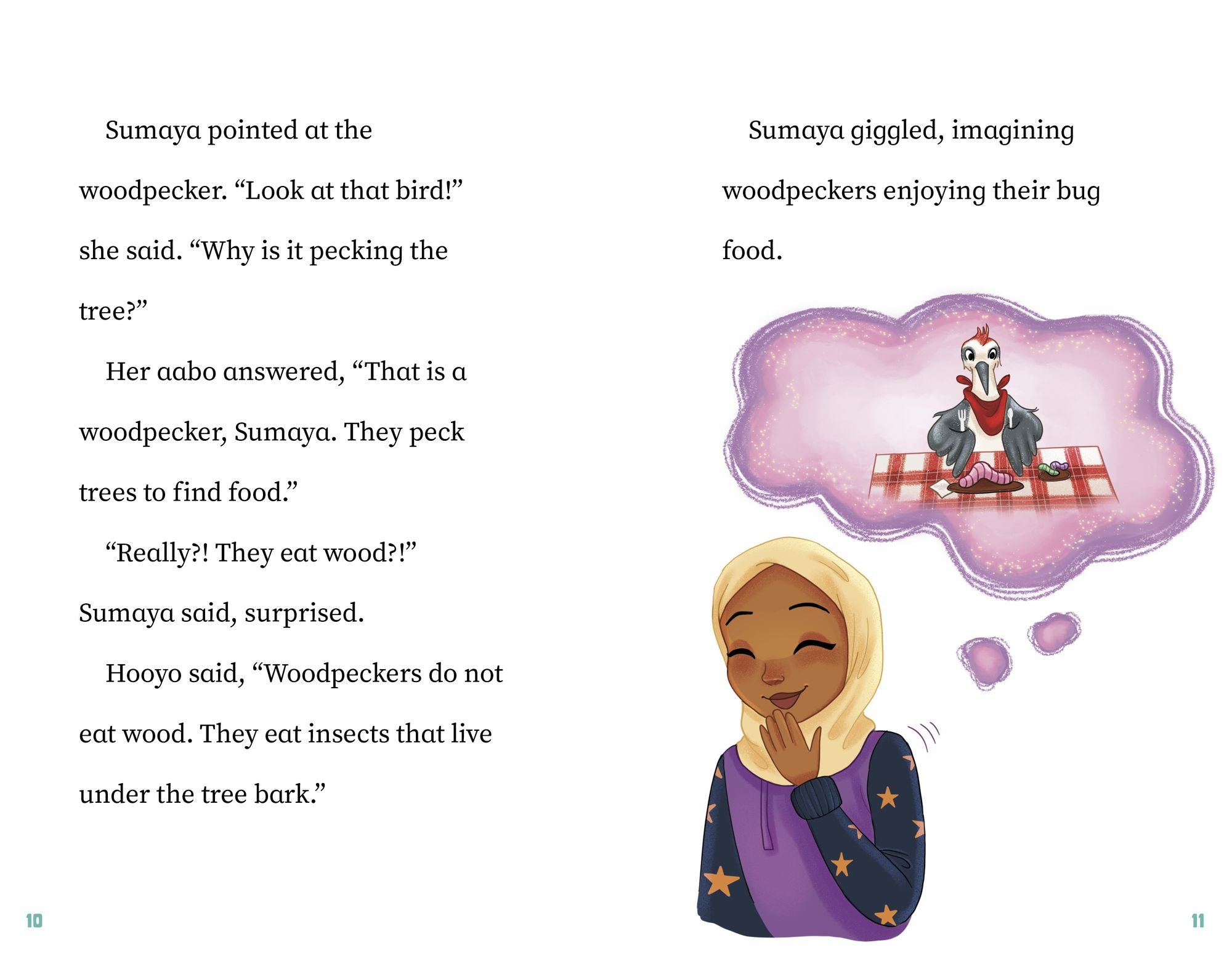 Sumaya Solves the Woodpecker Problem