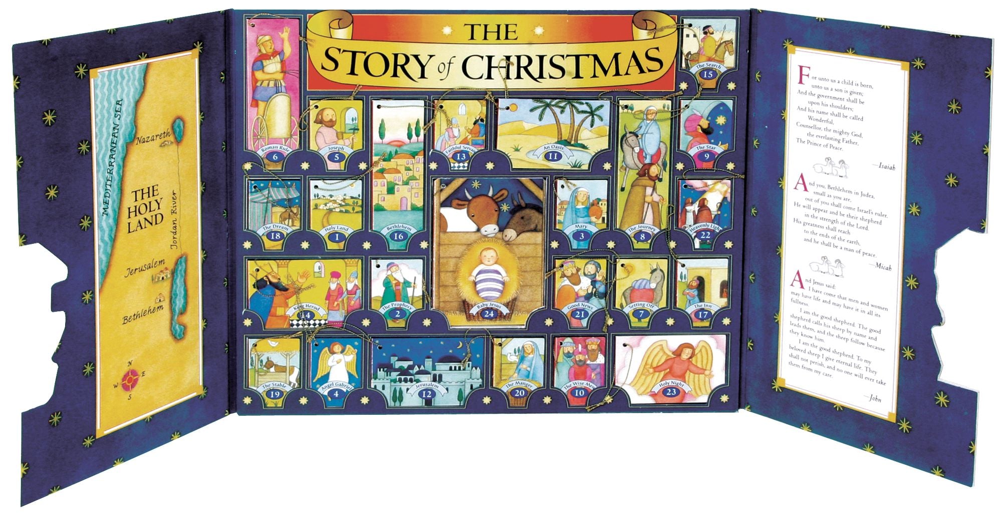 The Story of Christmas Story Book Set and Advent Calendar