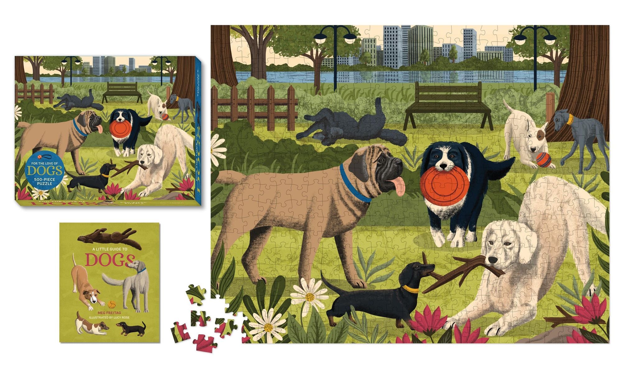 For the Love of Dogs 500-Piece Puzzle
