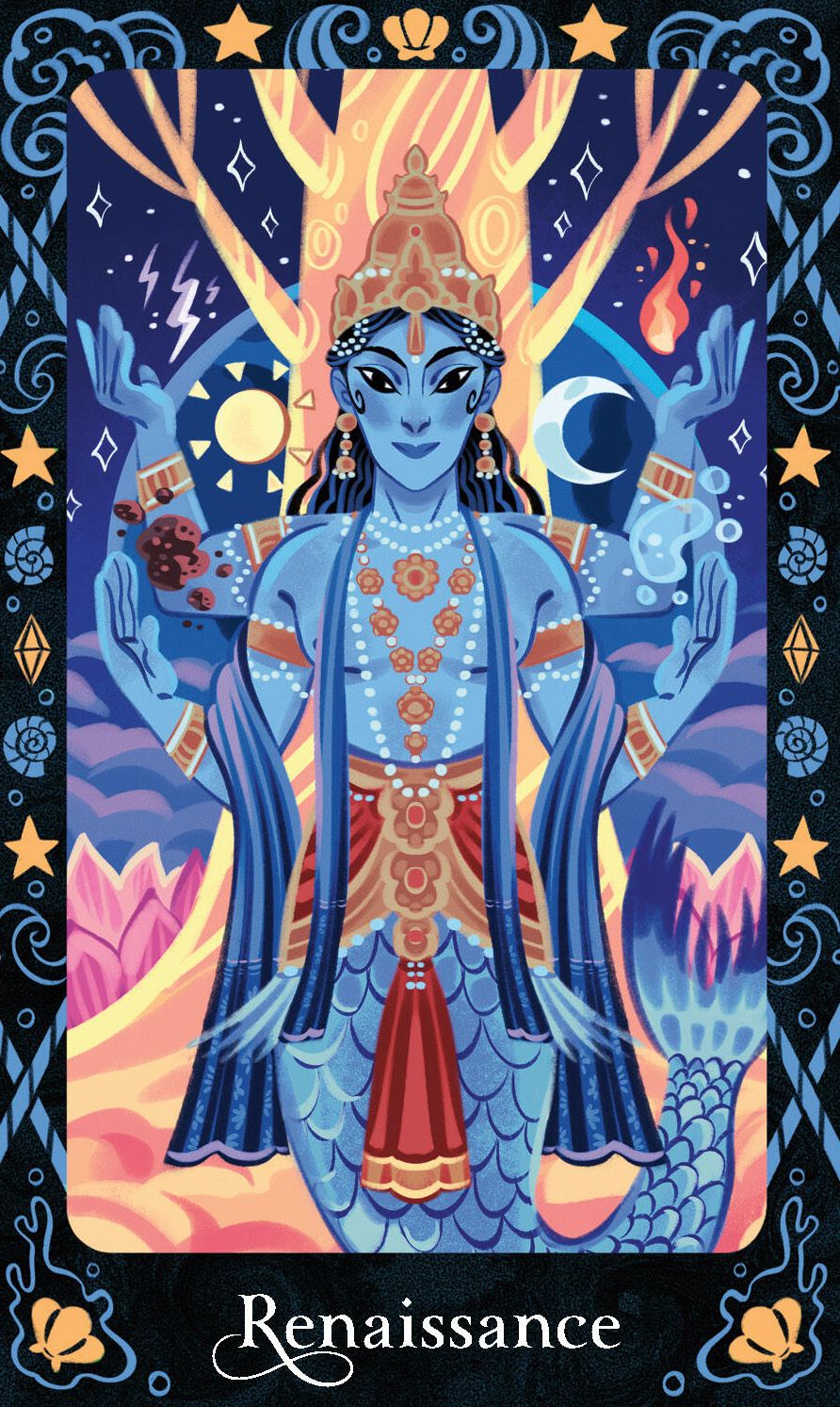 Mermaids Oracle Deck and Guidebook: Wisdom, Insight, and Enlightenment from the Legendary Creatures of the Sea