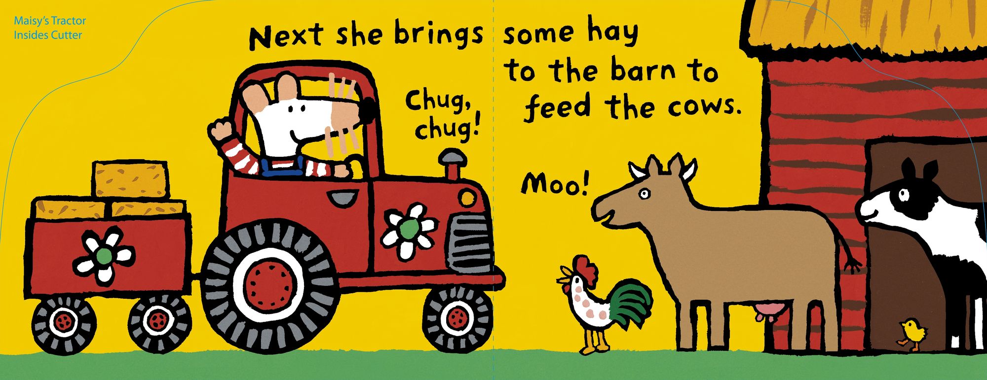 Maisy's Tractor: (A Tractor-Shaped Board Book About Maisy the Mouse's Farm Adventure for Toddlers)