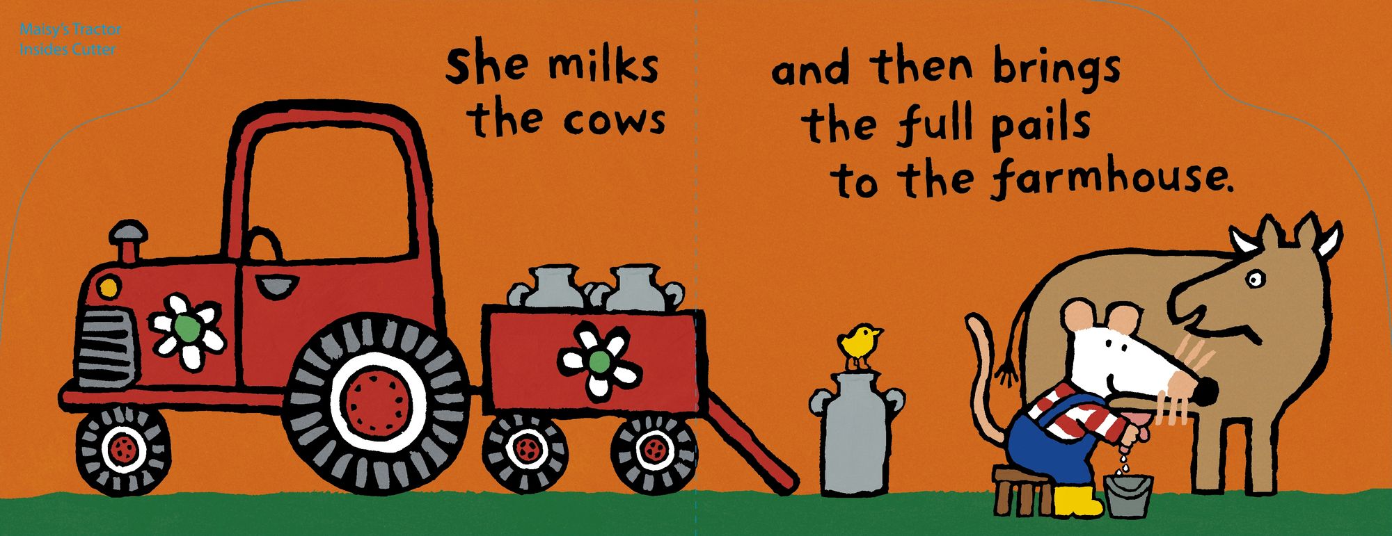 Maisy's Tractor: (A Tractor-Shaped Board Book About Maisy the Mouse's Farm Adventure for Toddlers)