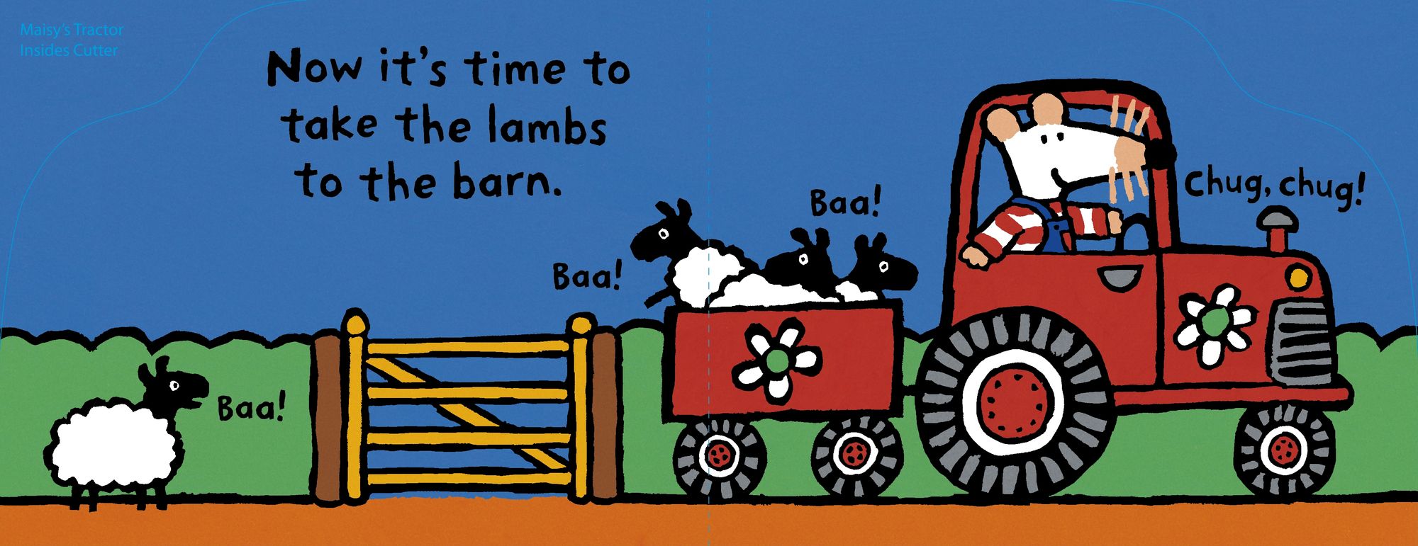 Maisy's Tractor: (A Tractor-Shaped Board Book About Maisy the Mouse's Farm Adventure for Toddlers)