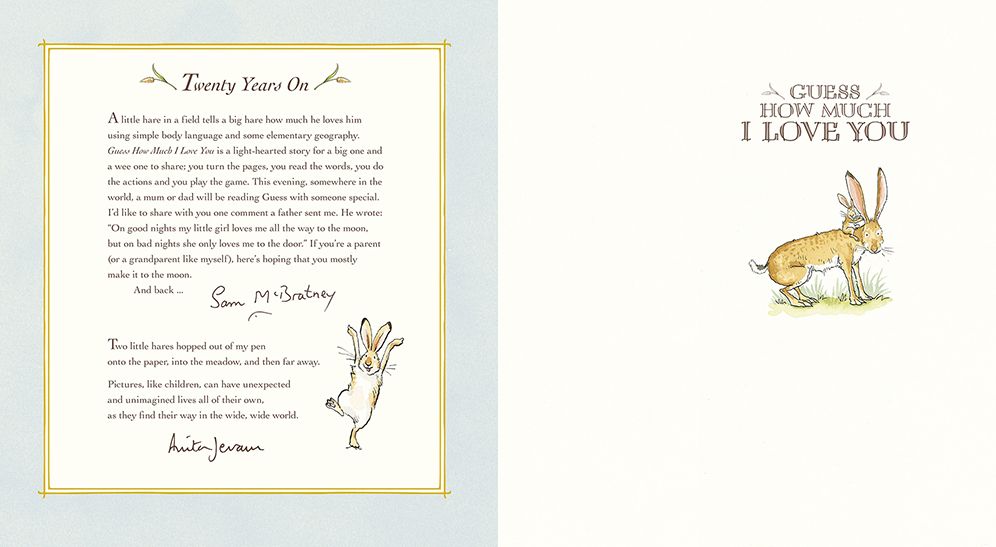 Guess How Much I Love You: (A Cherished Classic About Little Nutbrown Hare Loving Right Up to the Moon and Back - An Ideal Baby Book for Baby Shower Gifts)