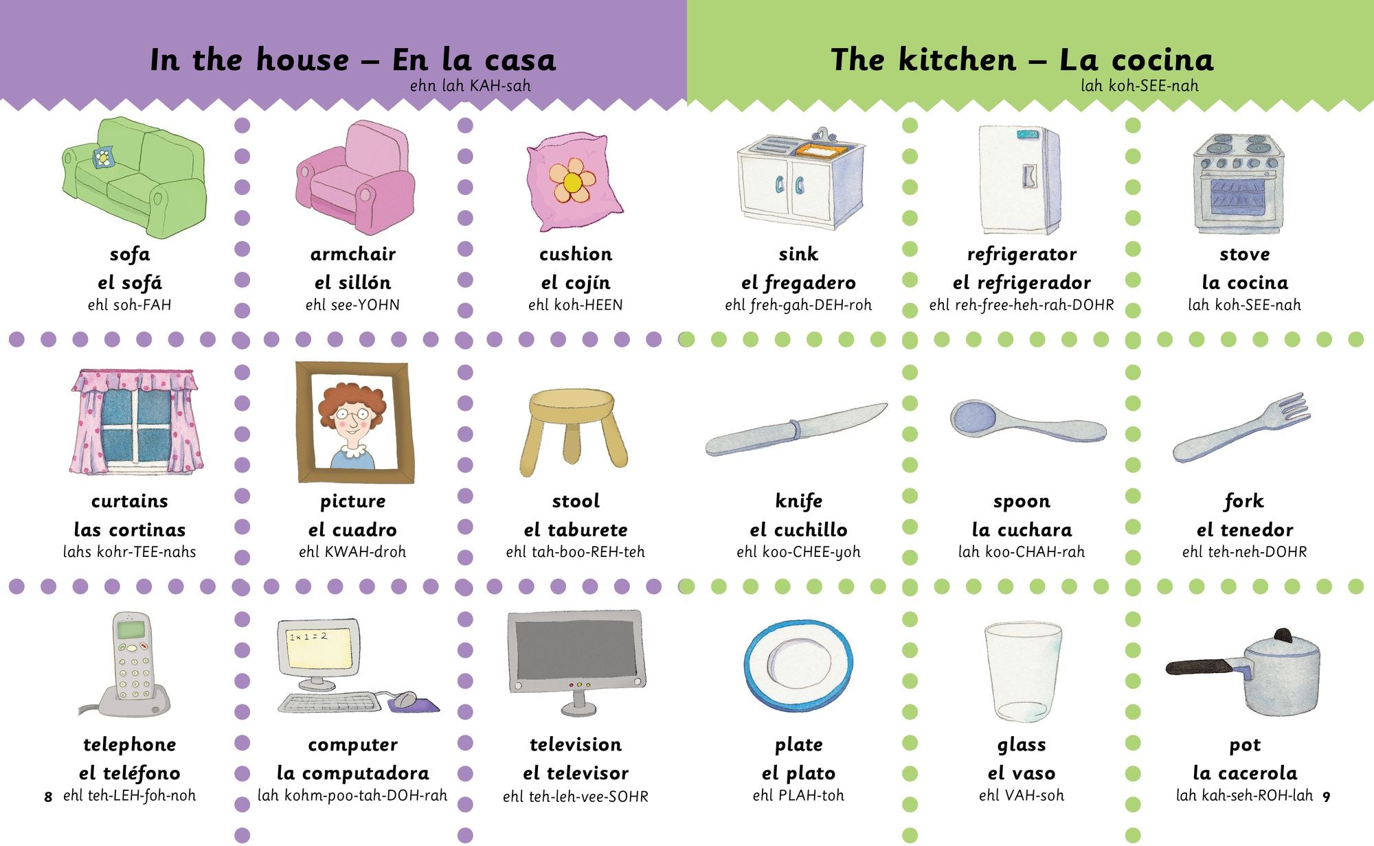 Spanish-English Picture Dictionary