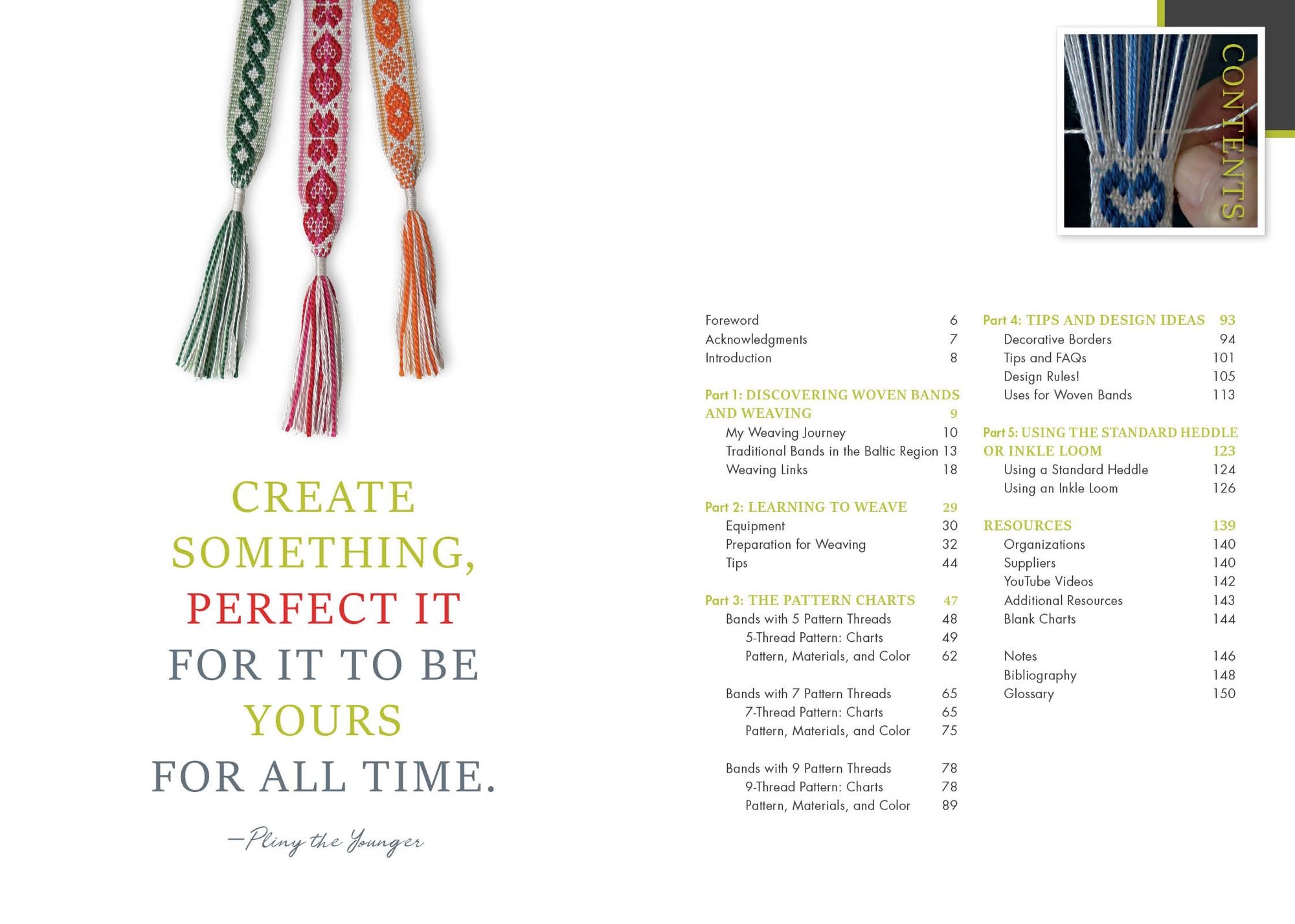 Weaving Patterned Bands: How to Create and Design with 5, 7, and 9 Pattern Threads