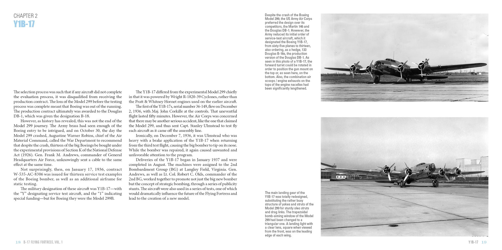 B-17 Flying Fortress, Vol. 1: Boeing's Model 299 through B-17D in World War II