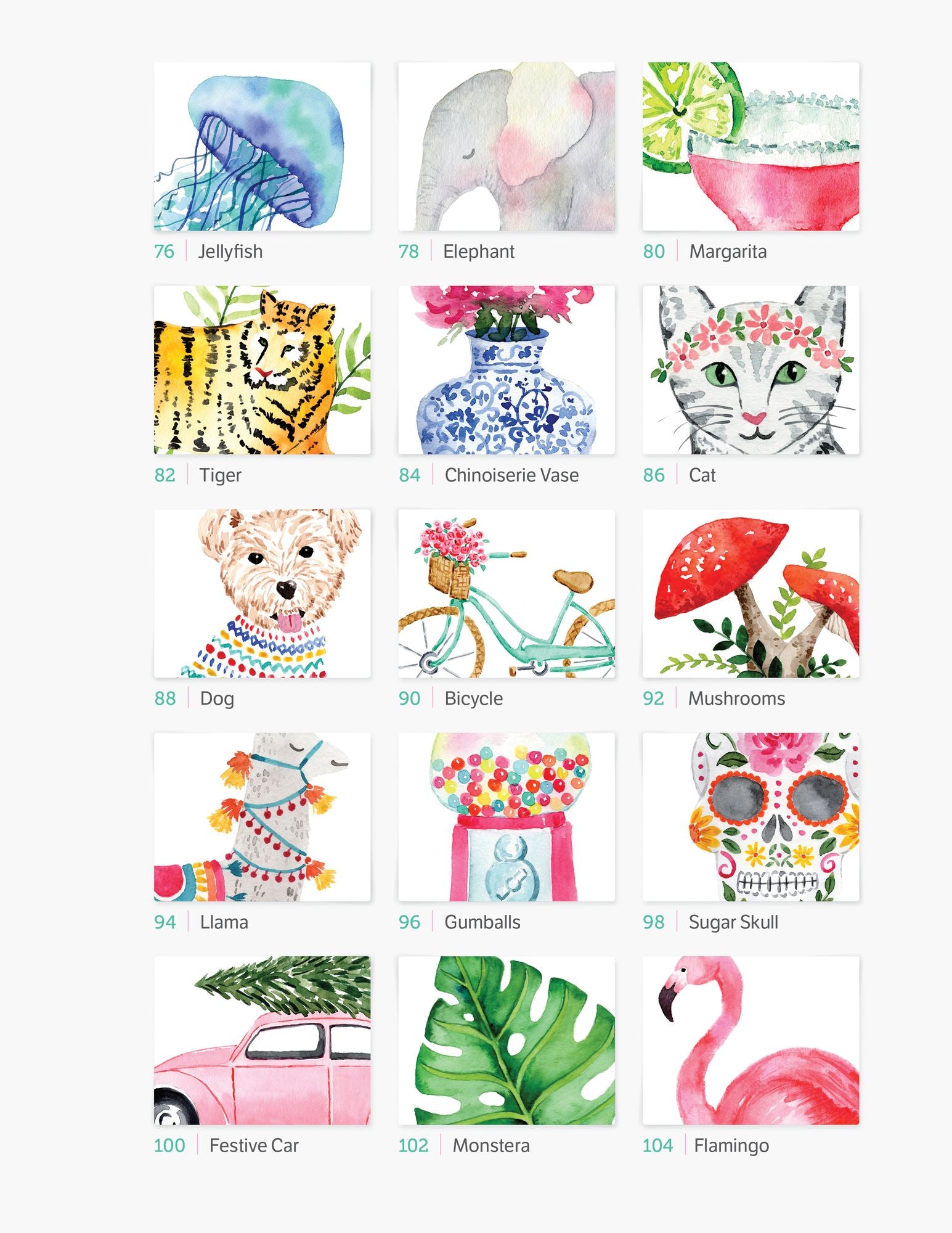 Watercolor the Easy Way: Step-by-Step Tutorials for 50 Beautiful Motifs Including Plants, Flowers, Animals & More