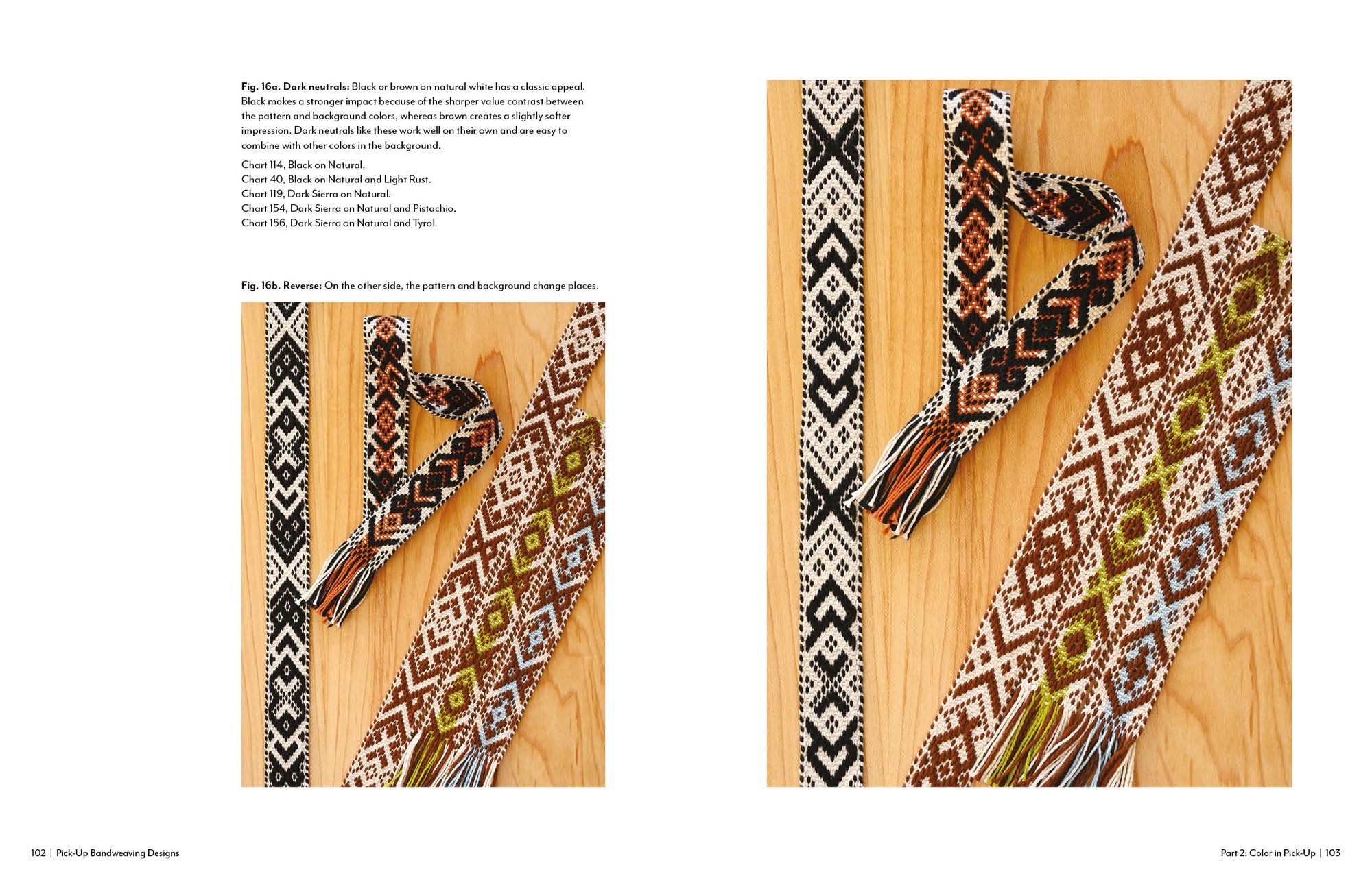 Pick-Up Bandweaving Designs: 288 Charts for 13 Pattern Ends and Techniques for Arranging Color