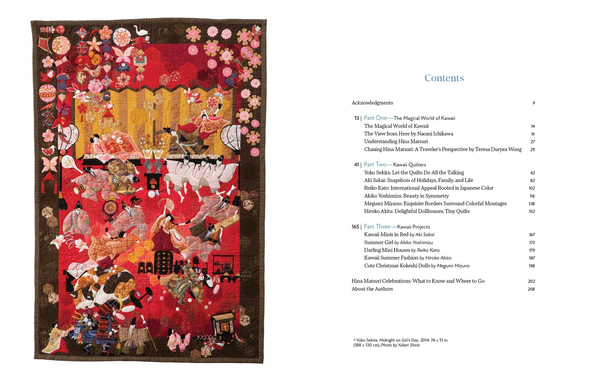 Kawaii Appliqué Quilts from Japan: How One Country's Love of All Things Tiny Powers Today's Most Intricate Quilts (with 5 Projects from Top Designers)
