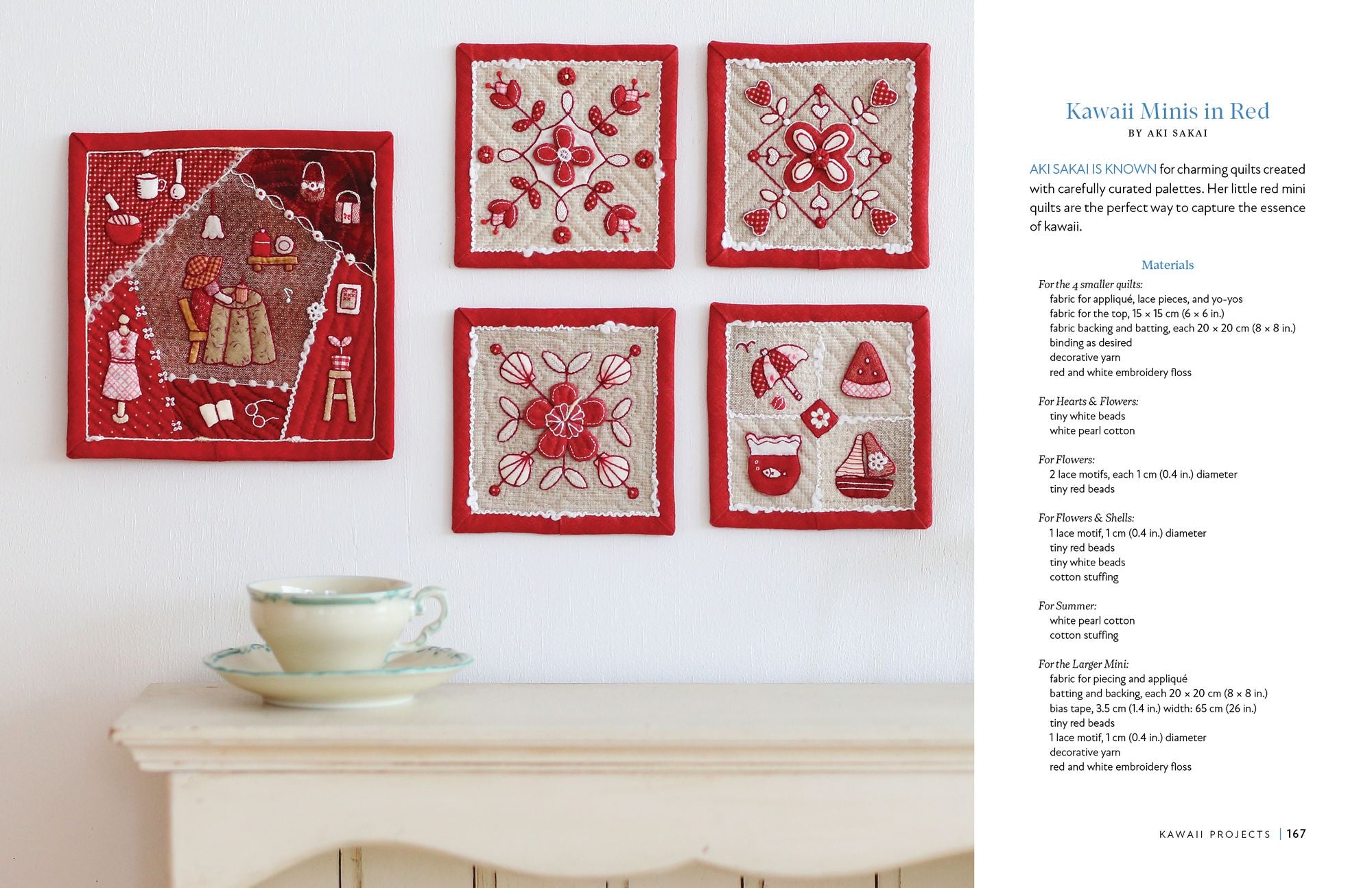 Kawaii Appliqué Quilts from Japan: How One Country's Love of All Things Tiny Powers Today's Most Intricate Quilts (with 5 Projects from Top Designers)