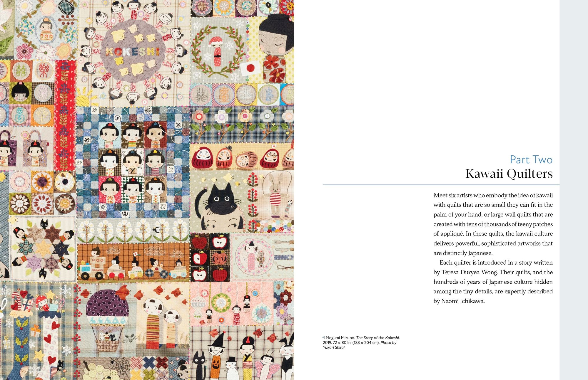 Kawaii Appliqué Quilts from Japan: How One Country's Love of All Things Tiny Powers Today's Most Intricate Quilts (with 5 Projects from Top Designers)