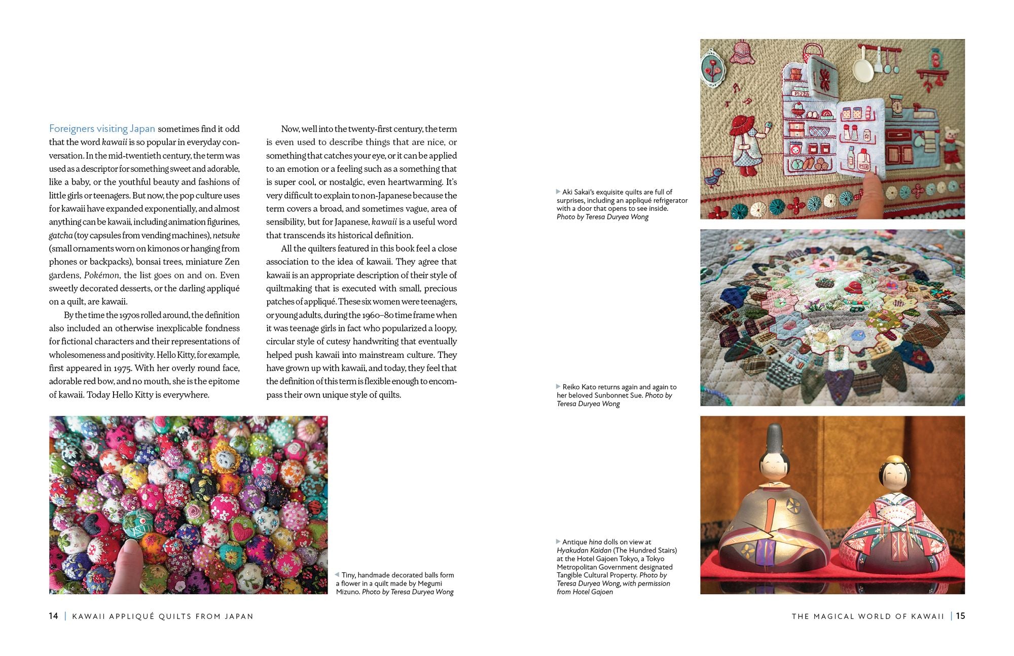 Kawaii Appliqué Quilts from Japan: How One Country's Love of All Things Tiny Powers Today's Most Intricate Quilts (with 5 Projects from Top Designers)