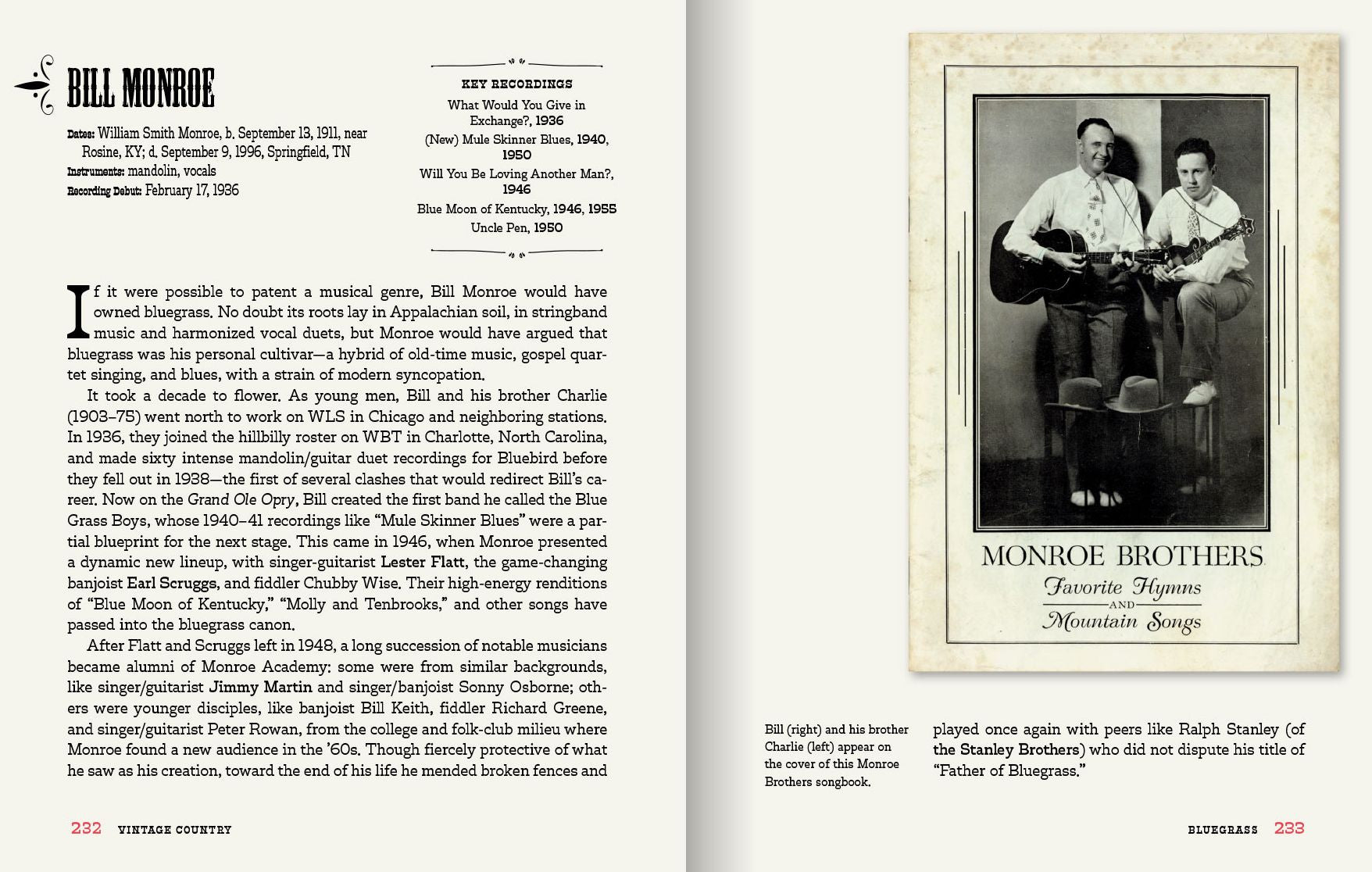 Vintage Country: The Essential Artists and Songs, from Old-Time to Honky-Tonk, 1920-1970
