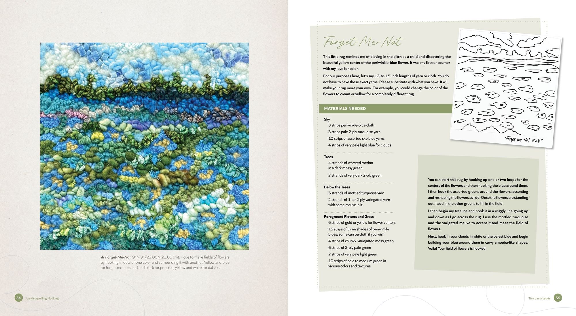 Landscape Rug Hooking: A Painterly Approach to Creating the Landscapes You Love