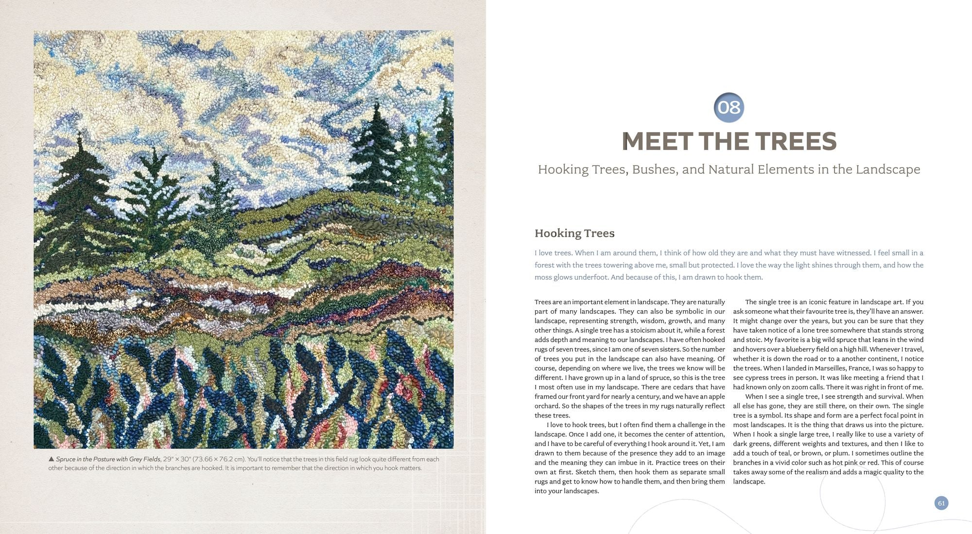 Landscape Rug Hooking: A Painterly Approach to Creating the Landscapes You Love