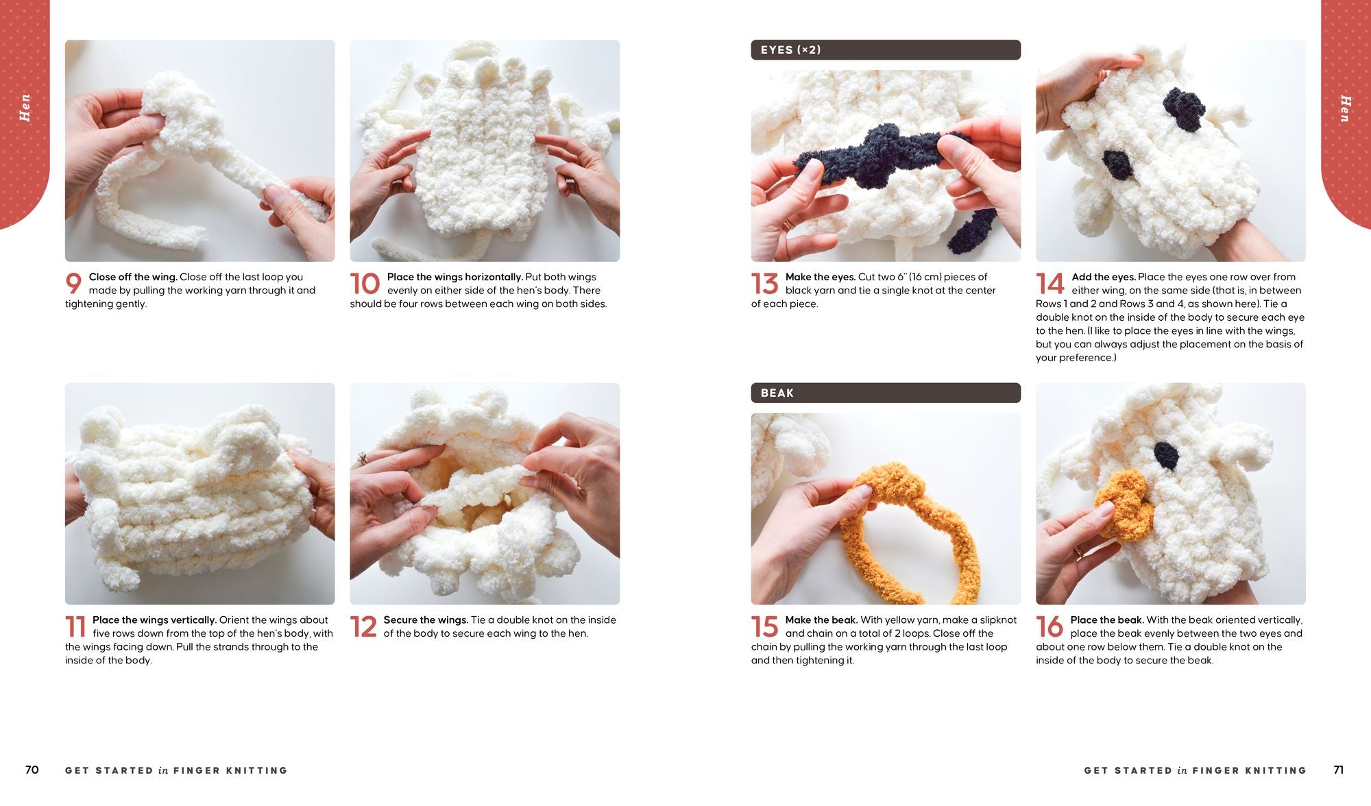 Get Started in Finger Knitting: Patterns and Instructions for Making Chunky Blankets, Cozy Pillows, and Cute Stuffies by Hand