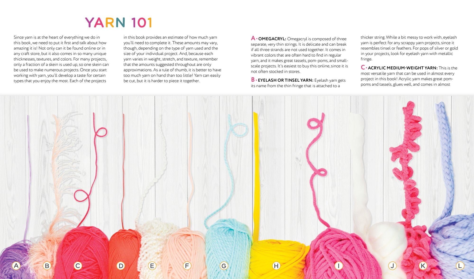 Handmade Happiness Yarn Crafts: Easy Instructions for 30 Bright and Beautiful DIY Projects Including Wreaths, Tassels, Rainbows, Pom-Pom Garlands, and More
