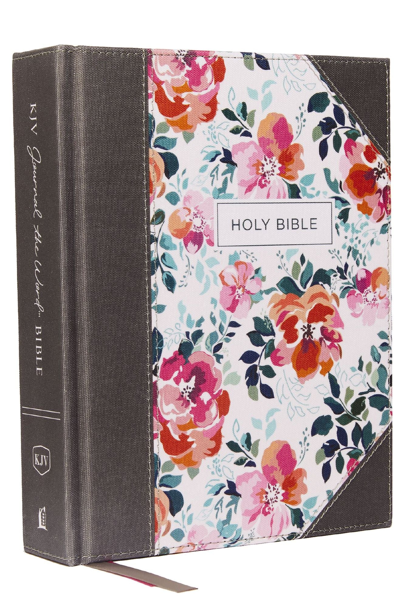 KJV Journal the Word Bible: Reflect, Journal or Create Art Next to Your Favorite Verses (Pink Floral Cloth over Board, Red Letter, Comfort Print: King James Version Holy Bible)