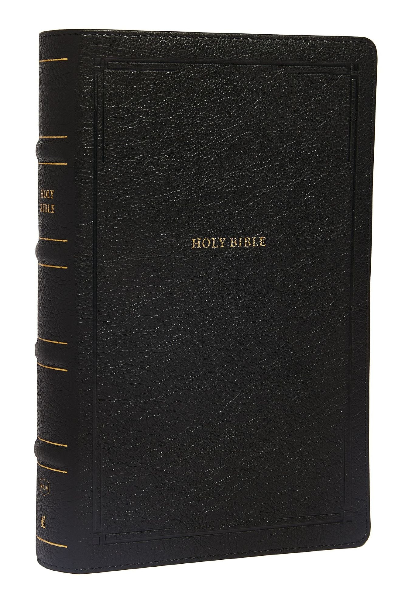 NKJV, End-of-Verse Reference Bible, Personal Size Large Print, Leathersoft, Black, Red Letter, Comfort Print: Holy Bible, New King James Version