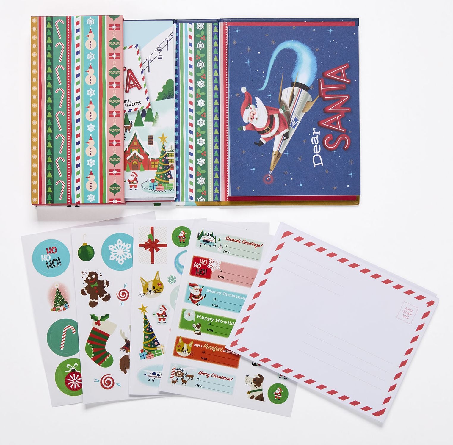 Dear Santa: Letter-Writing and Holiday Fun Kit for Kids