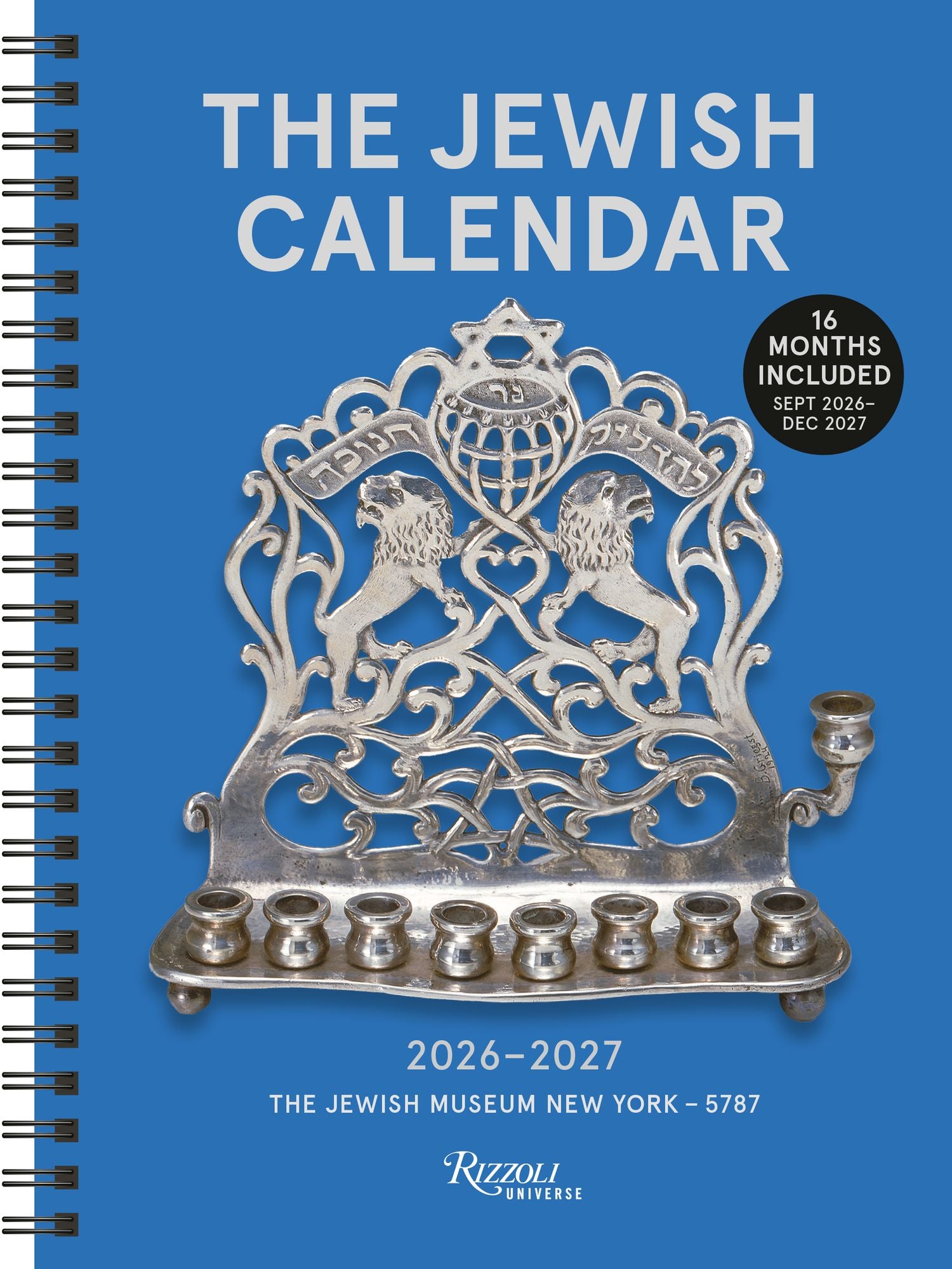 2026-2027 The Jewish Calendar 16-Month Planner Calendar