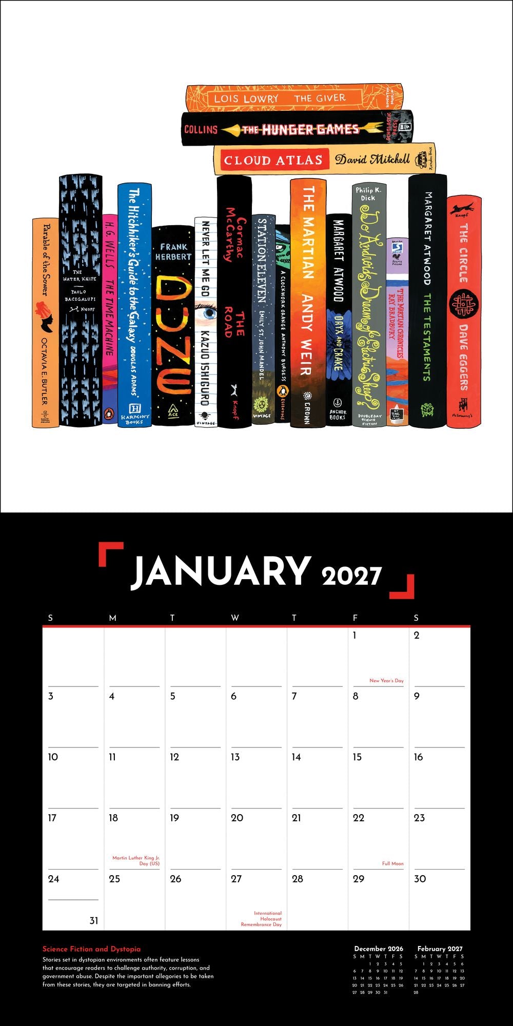 2027 Banned Books Wall Calendar By Pen America