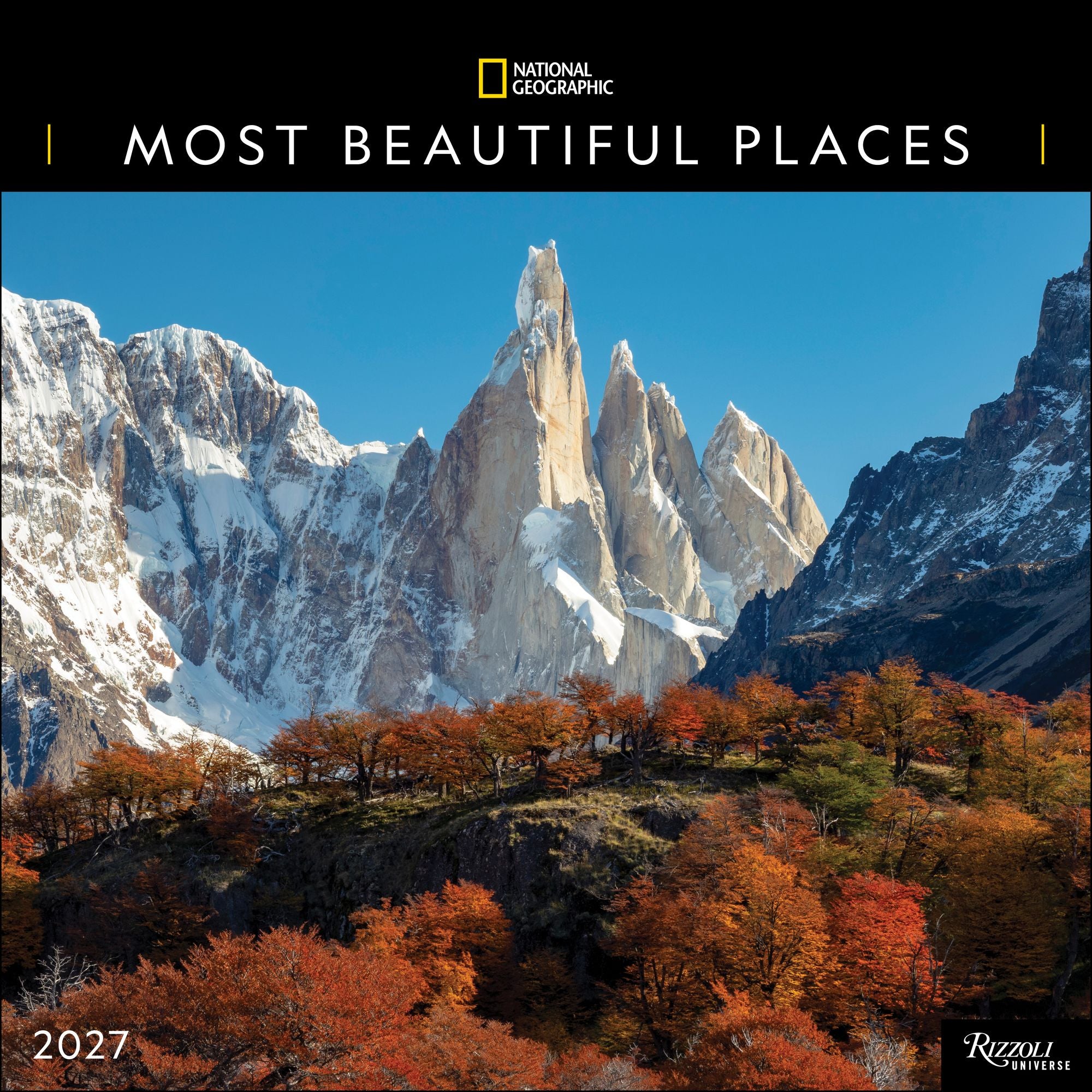 2027 National Geographic: Most Beautiful Places Wall Calendar