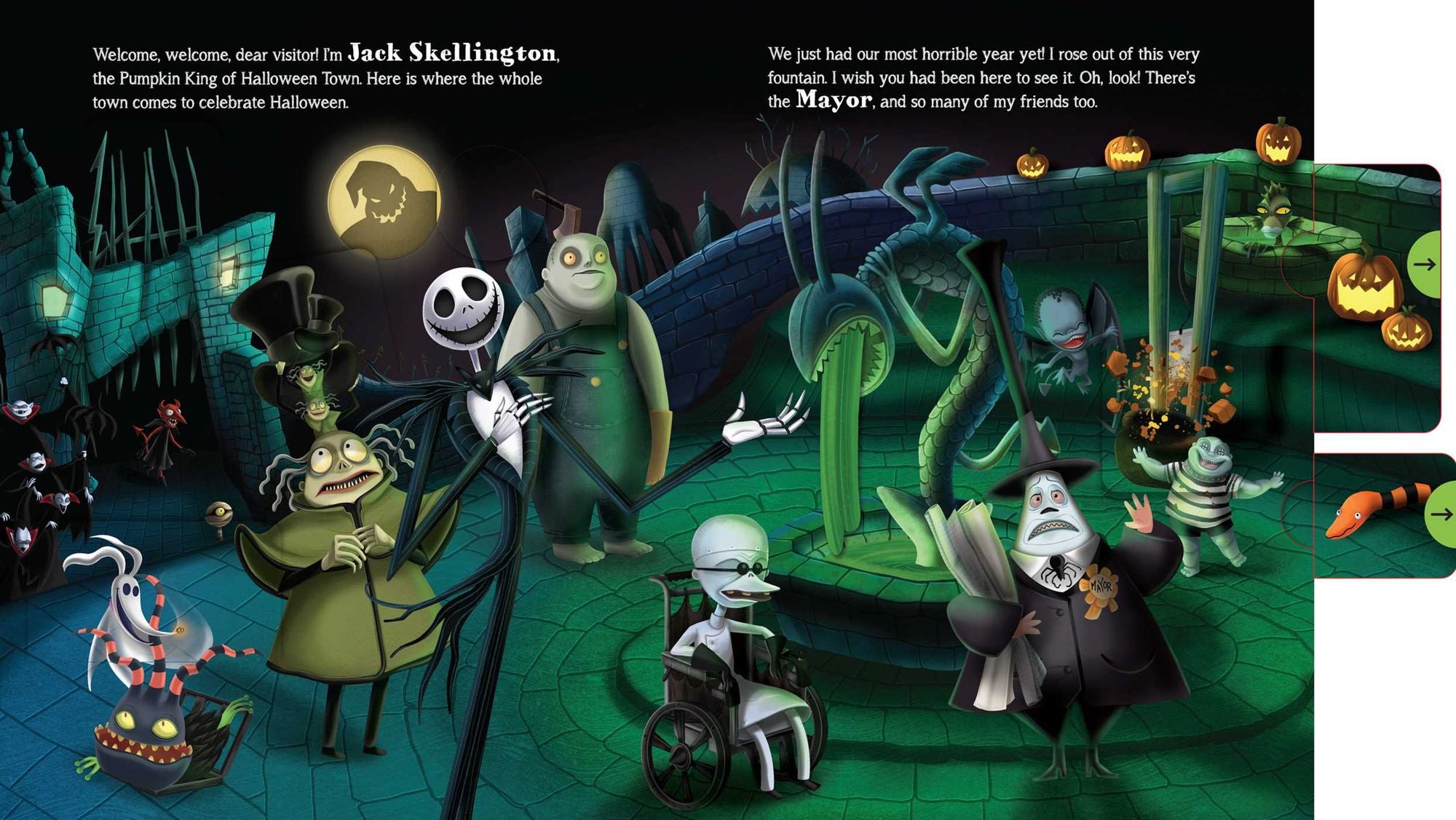 Disney Tim Burton's The Nightmare Before Christmas: Welcome to Halloween Town!
