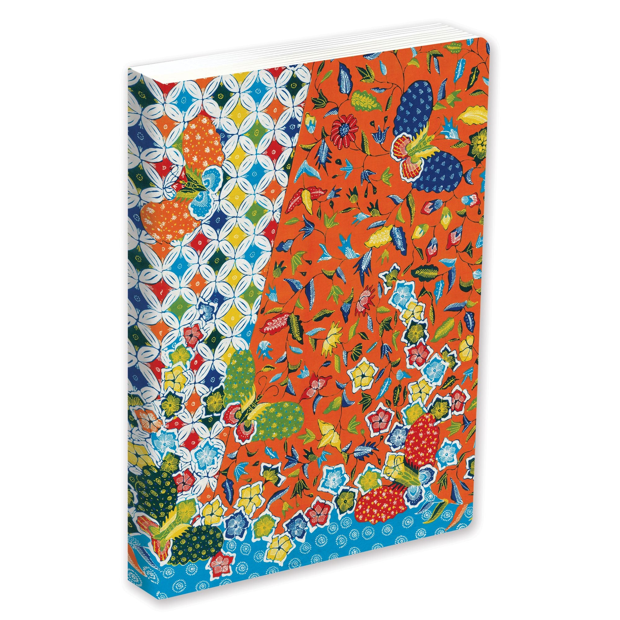 Journal Modern Batik Kawung, Lined Paperback: Blank Lined 144 Page A5 Notebook