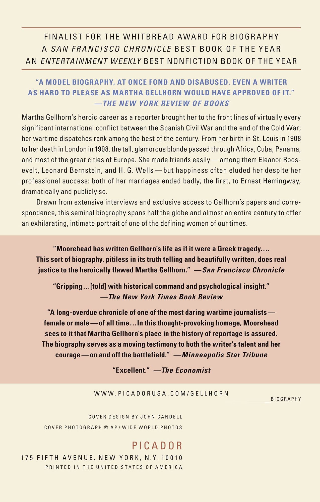 Gellhorn: A Twentieth-Century Life