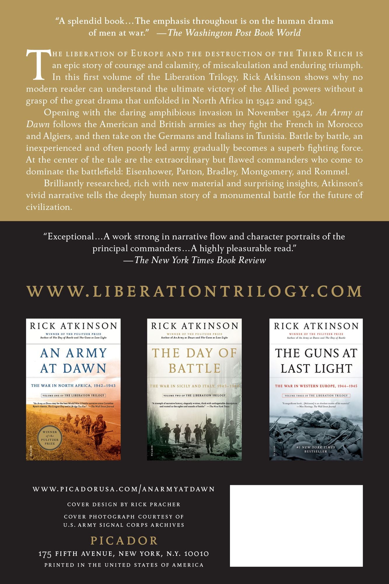 An Army at Dawn: The War in North Africa, 1942-1943 (Liberation Trilogy, Volume 1)