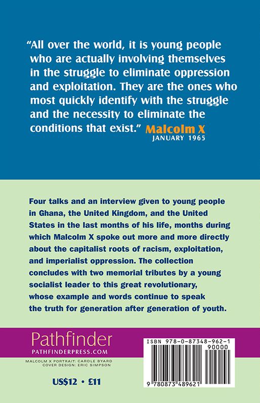 Malcolm X Talks to Young People