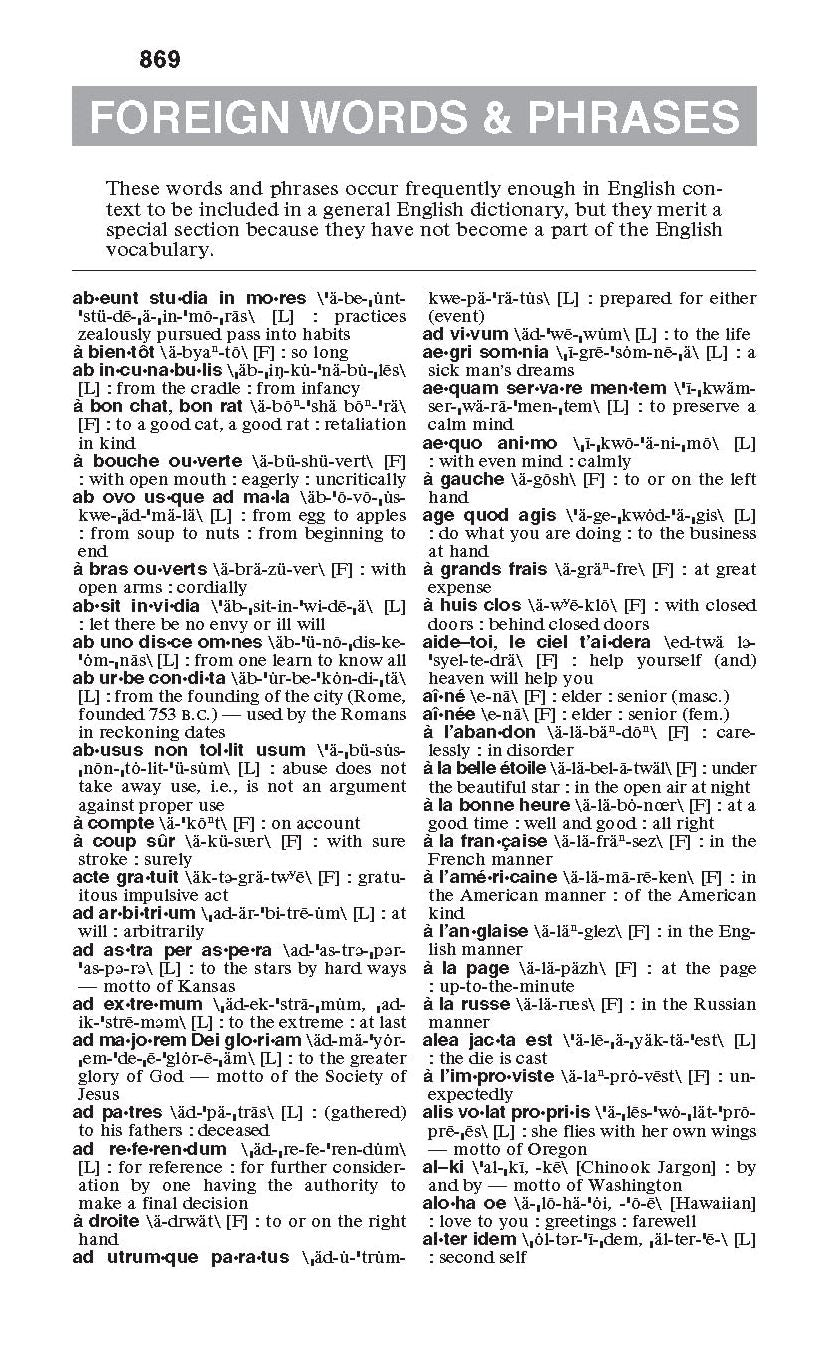 The Merriam-Webster Dictionary