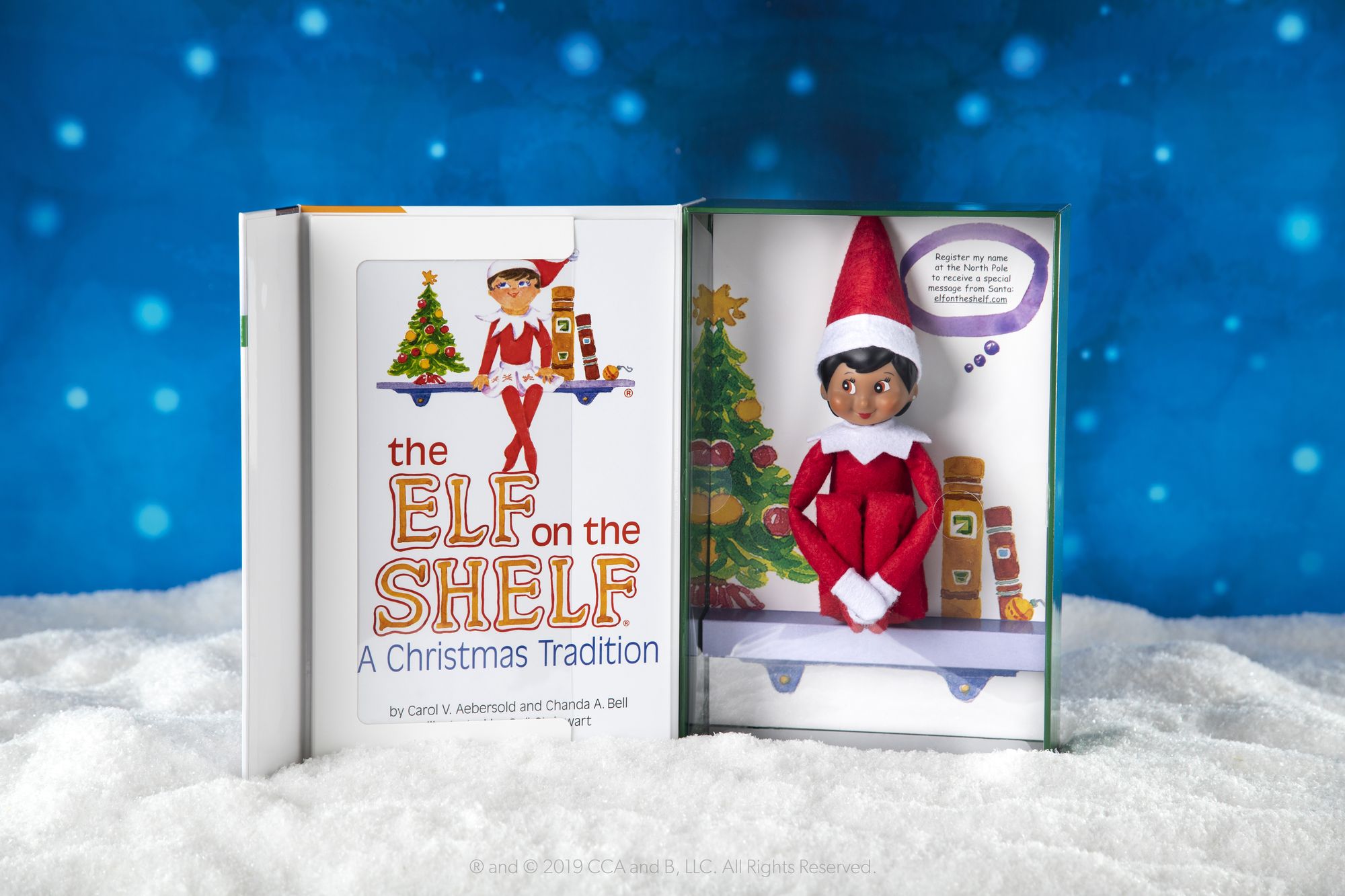 The Elf on the Shelf: A Christmas Tradition (includes brown-eyed girl scout elf)