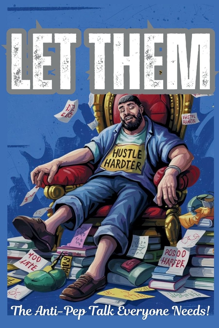 Let Them: A Parody of 110 Illustrated, Dark Humor, Anti-Self-Help Affirmations to Survive Work, People, and Wi-Fi Betrayal
