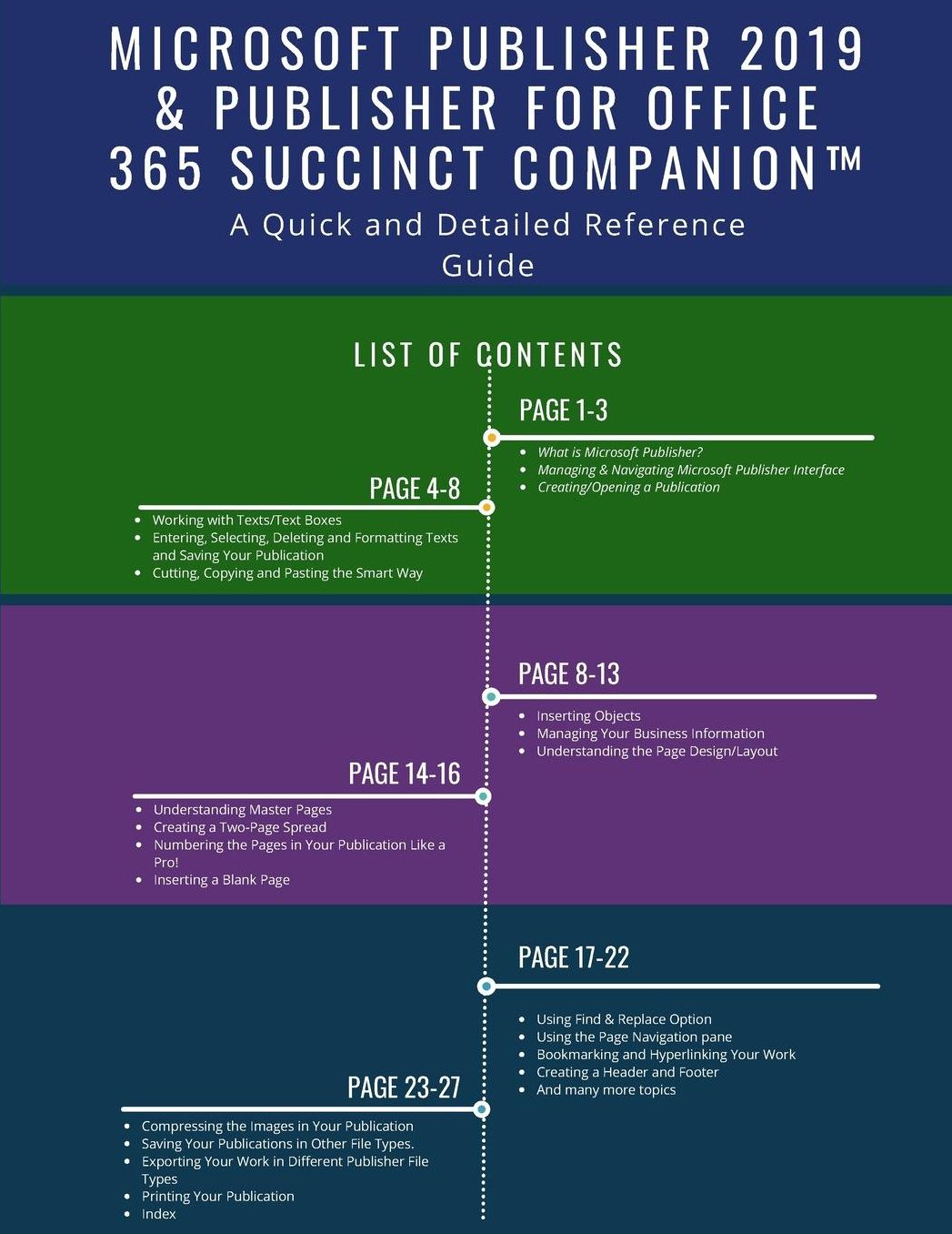 Microsoft Publisher 2019 & Publisher for Office 365 Succinct Companion(TM): A Quick and Detailed Reference Guide