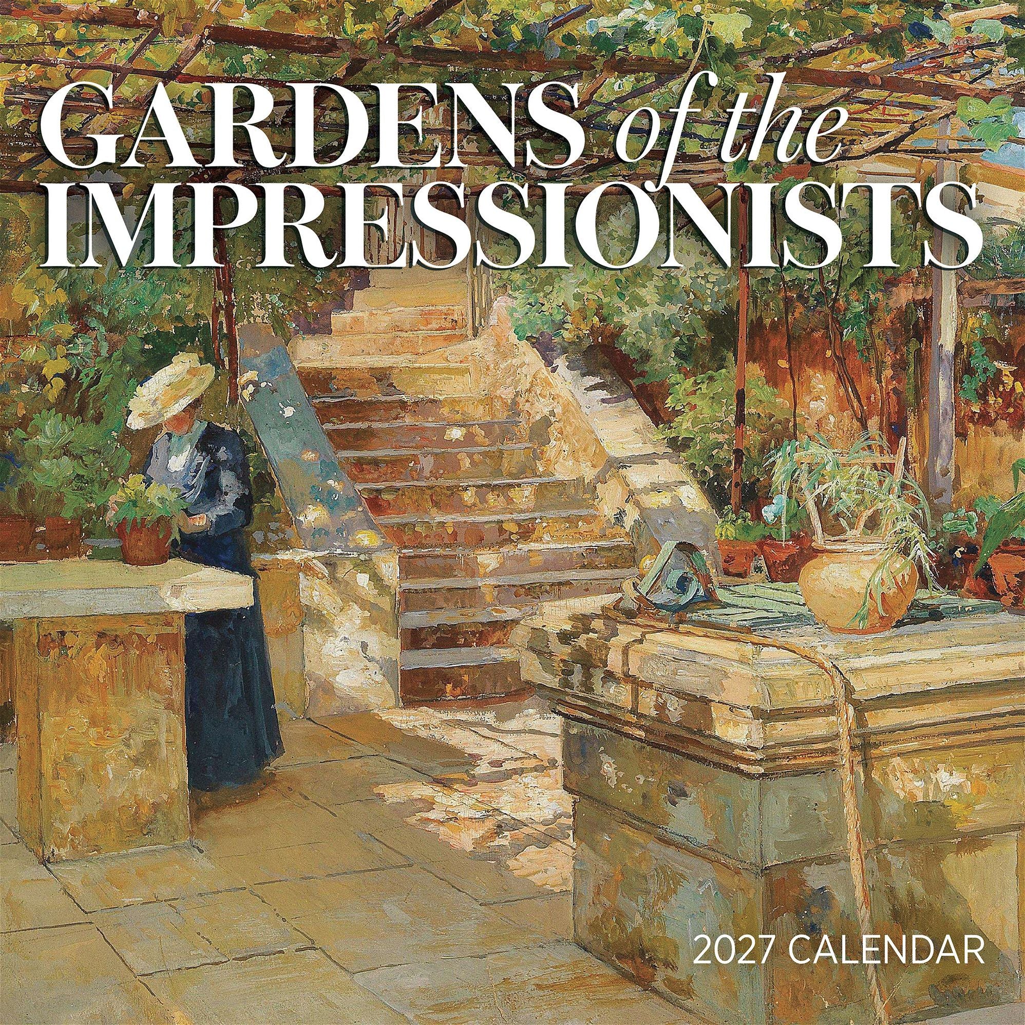 2027 Gardens of the Impressionists Wall Calendar