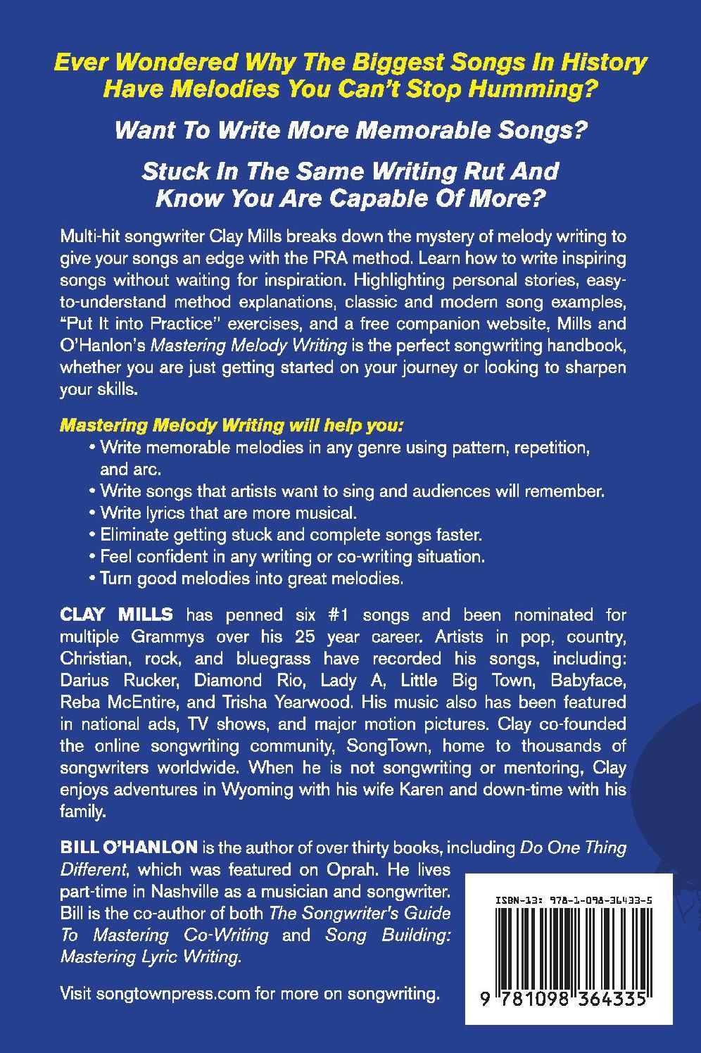 Mastering Melody Writing: A Songwriter's Guide to Hookier Songs With Pattern, Repetition, and Arc