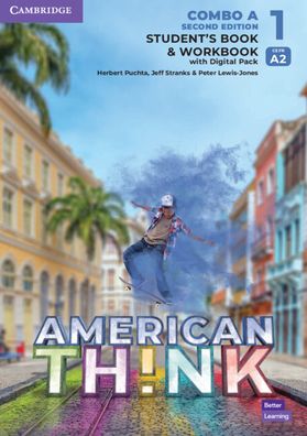 Think Level 1 Student's Book and Workbook with Digital Pack Combo A American English