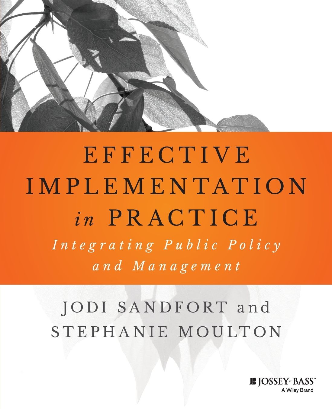 Effective Implementation In Practice: Integrating Public Policy and Management