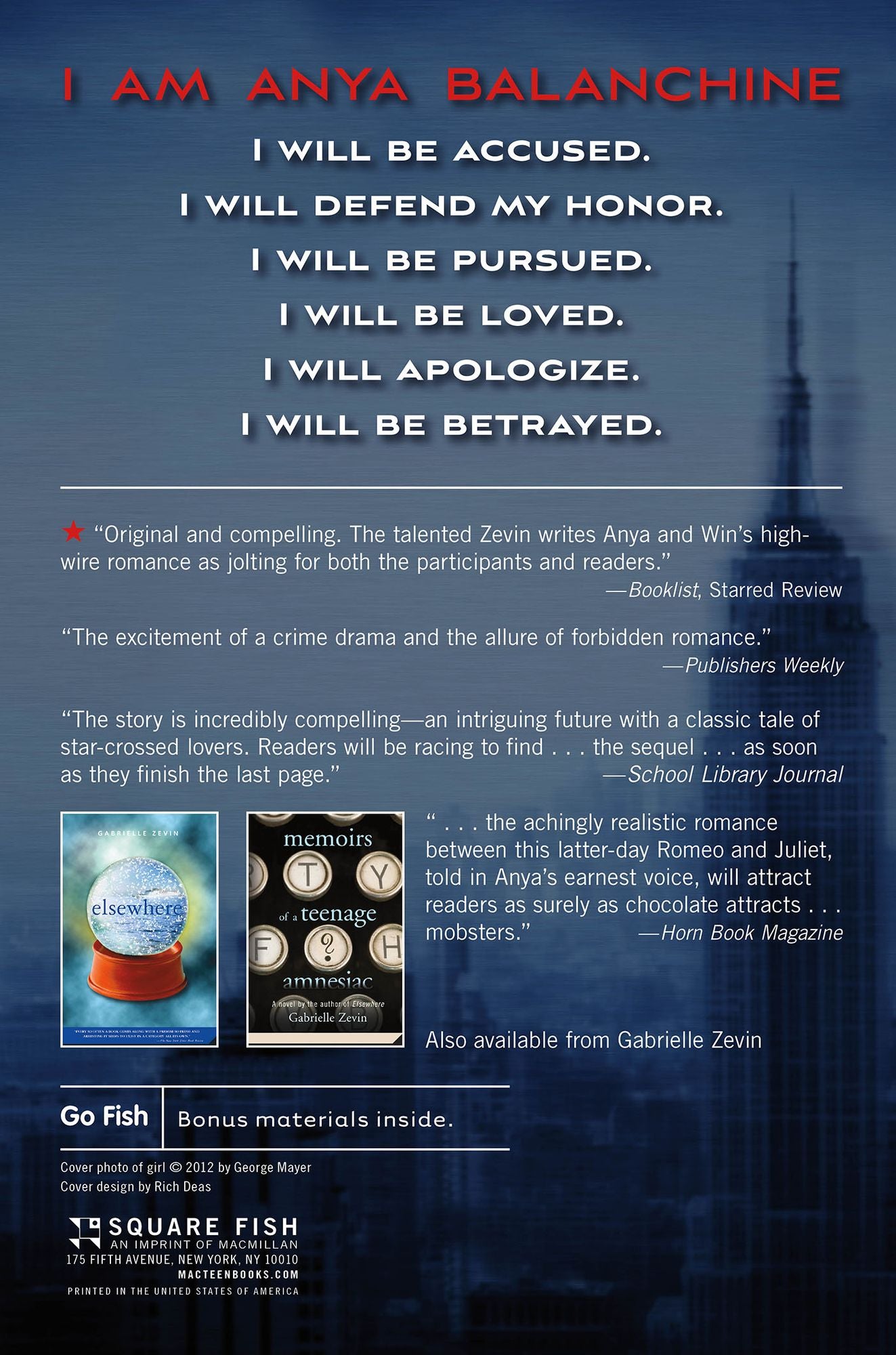 All These Things I've Done (Birthright Series #1)