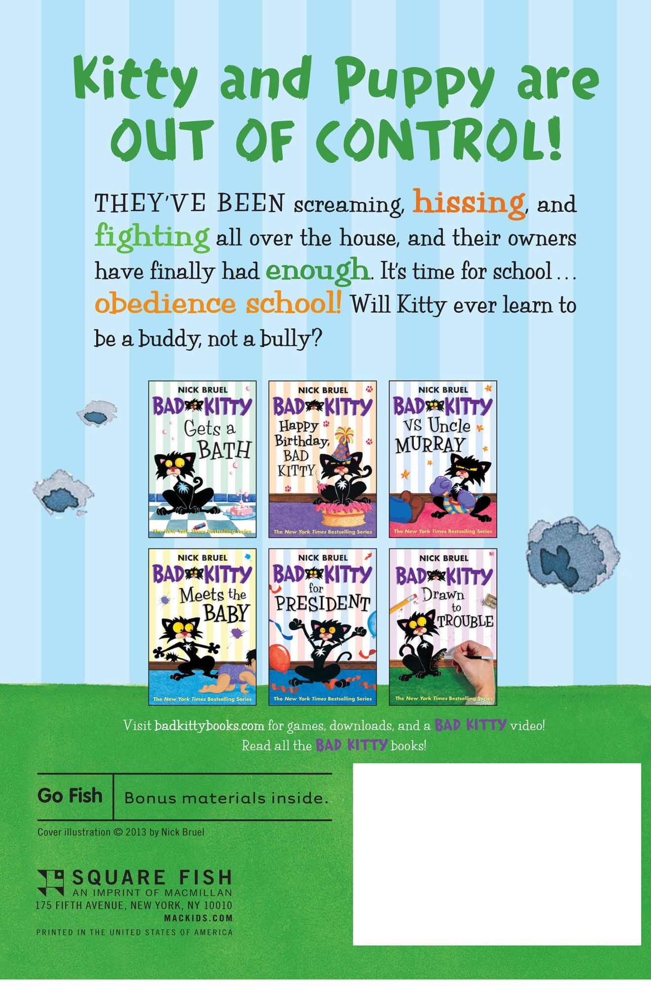 Bad Kitty School Daze (paperback black-and-white edition)