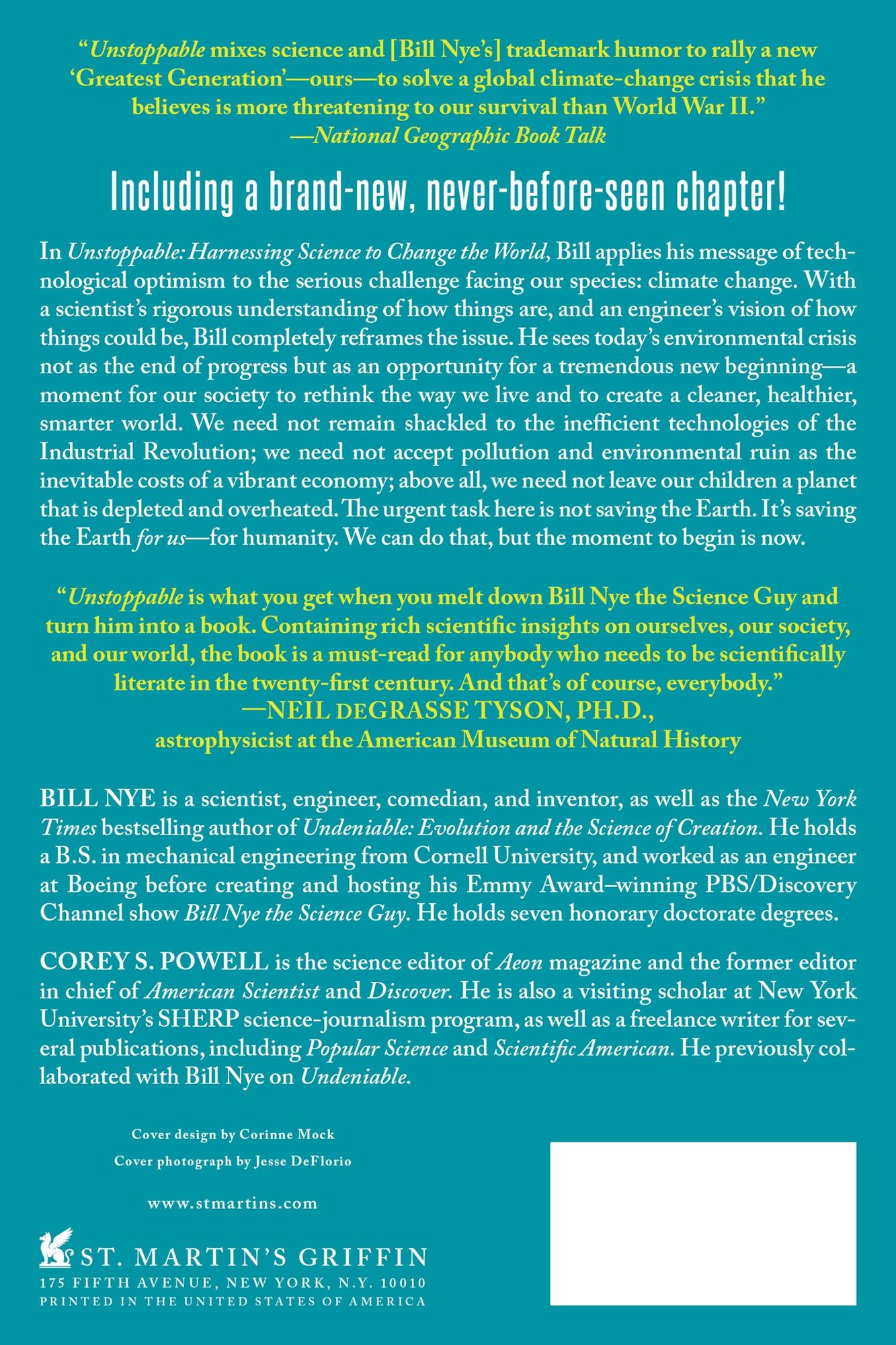 Unstoppable: Harnessing Science to Change the World