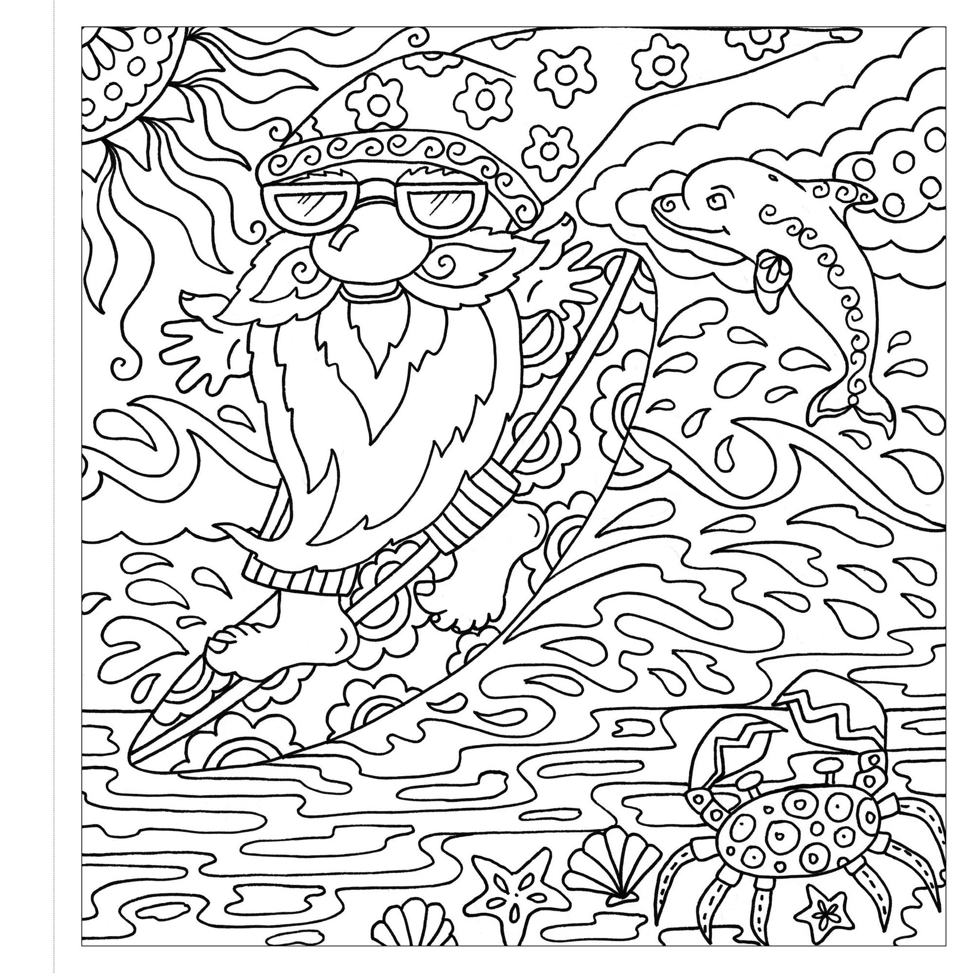 Zendoodle Colorscapes: Playful Gnomes: Happy Friends to Color and Display