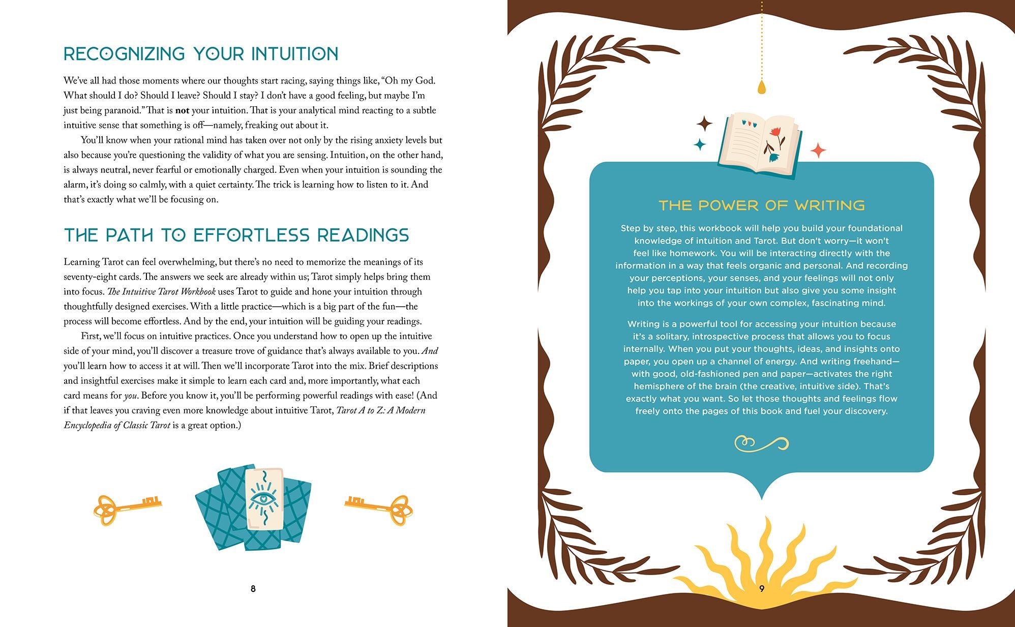 The Intuitive Tarot Workbook: Guided Exercises to Unlock Your Intuition for Effortless Readings