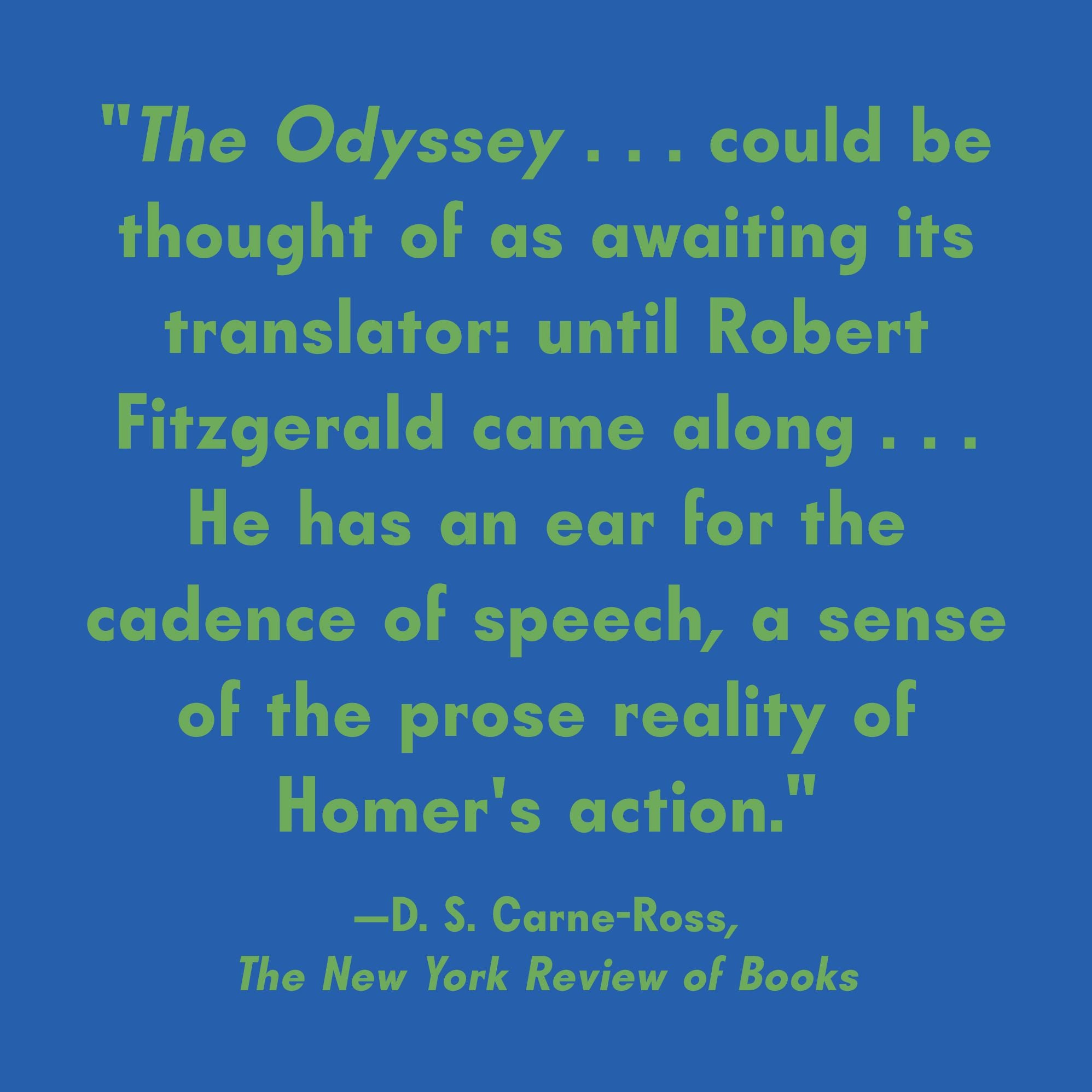The Odyssey: The Fitzgerald Translation (Deluxe Edition)